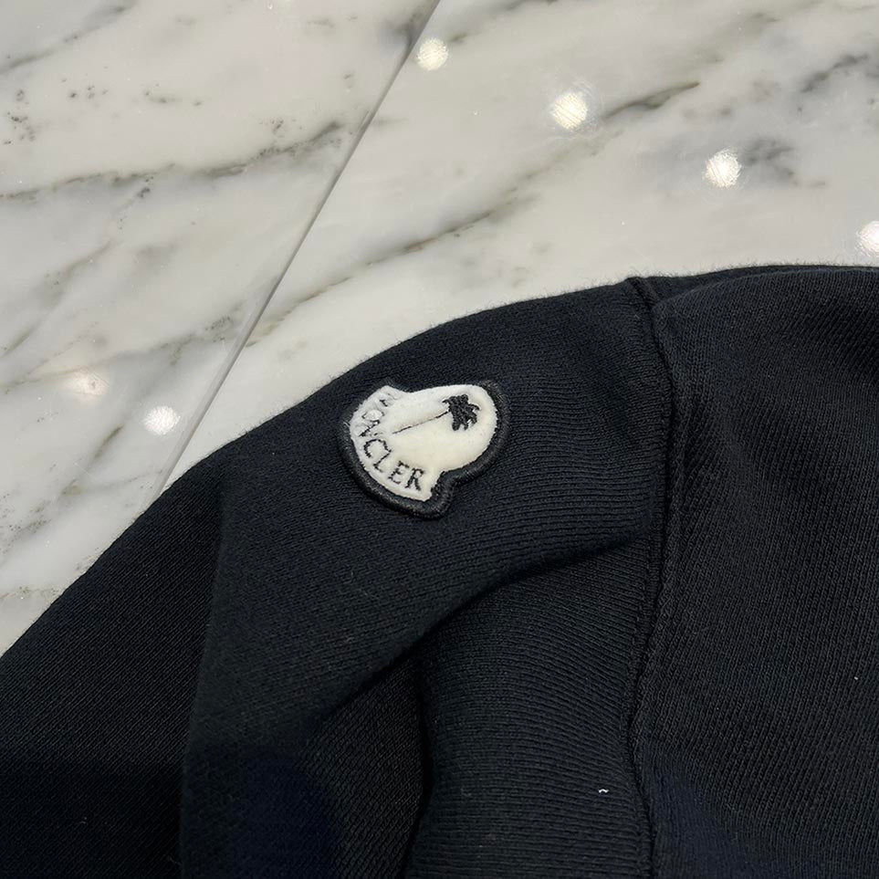 MONCLER × Palm Angels 2022AW Bare Felt Embroidered Sweatshirt H209L8G000009 M2513 Size M モンクレール × パームエンジェルス ベアフェルト刺繍スウェット サイズM