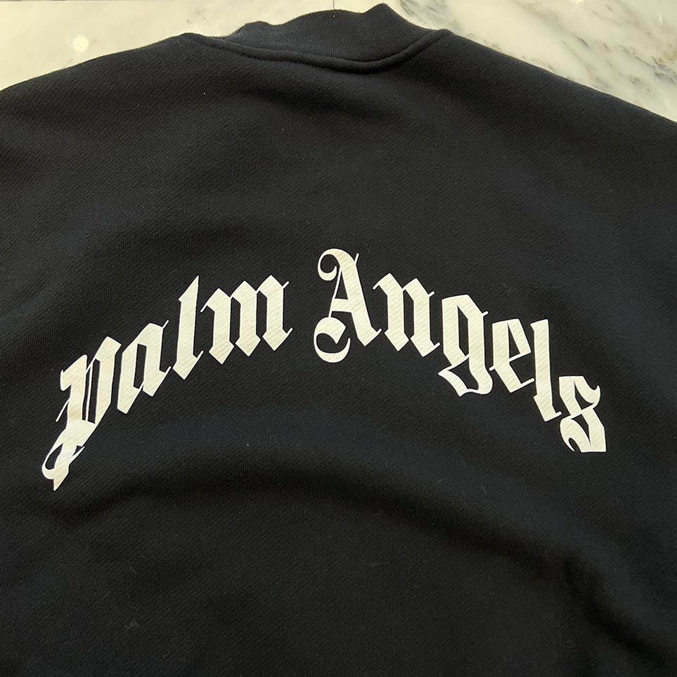 MONCLER × Palm Angels 2022AW Bare Felt Embroidered Sweatshirt H209L8G000009 M2513 Size M モンクレール × パームエンジェルス ベアフェルト刺繍スウェット サイズM