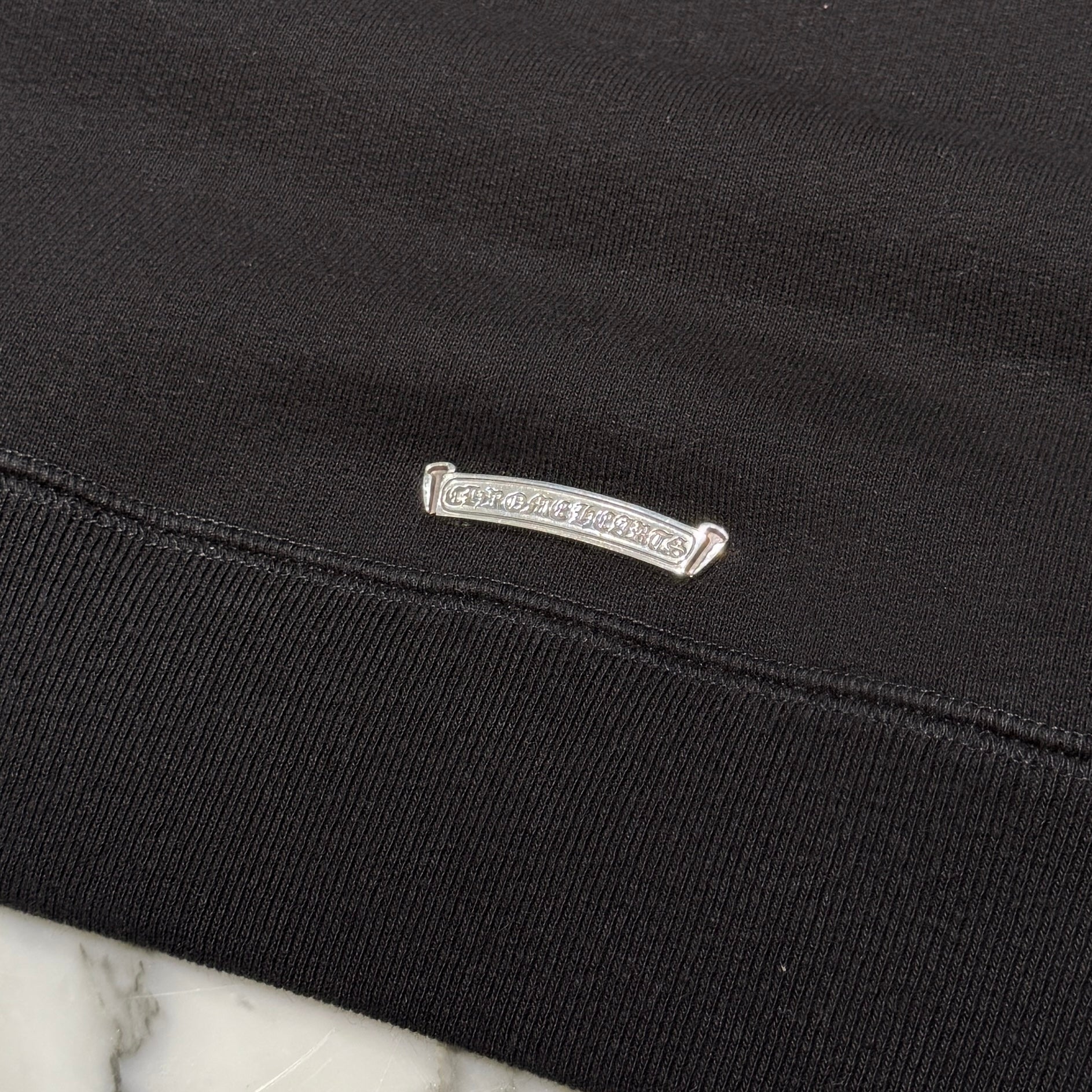 CHROME HEARTS 2025SS Y NOT Cemetery Cross Applique Embroidery Pullover Hoodie Size XS クロムハーツ ワイノット セメタリークロス アップリケ刺繡 プルオーバーフーディ サイズXS