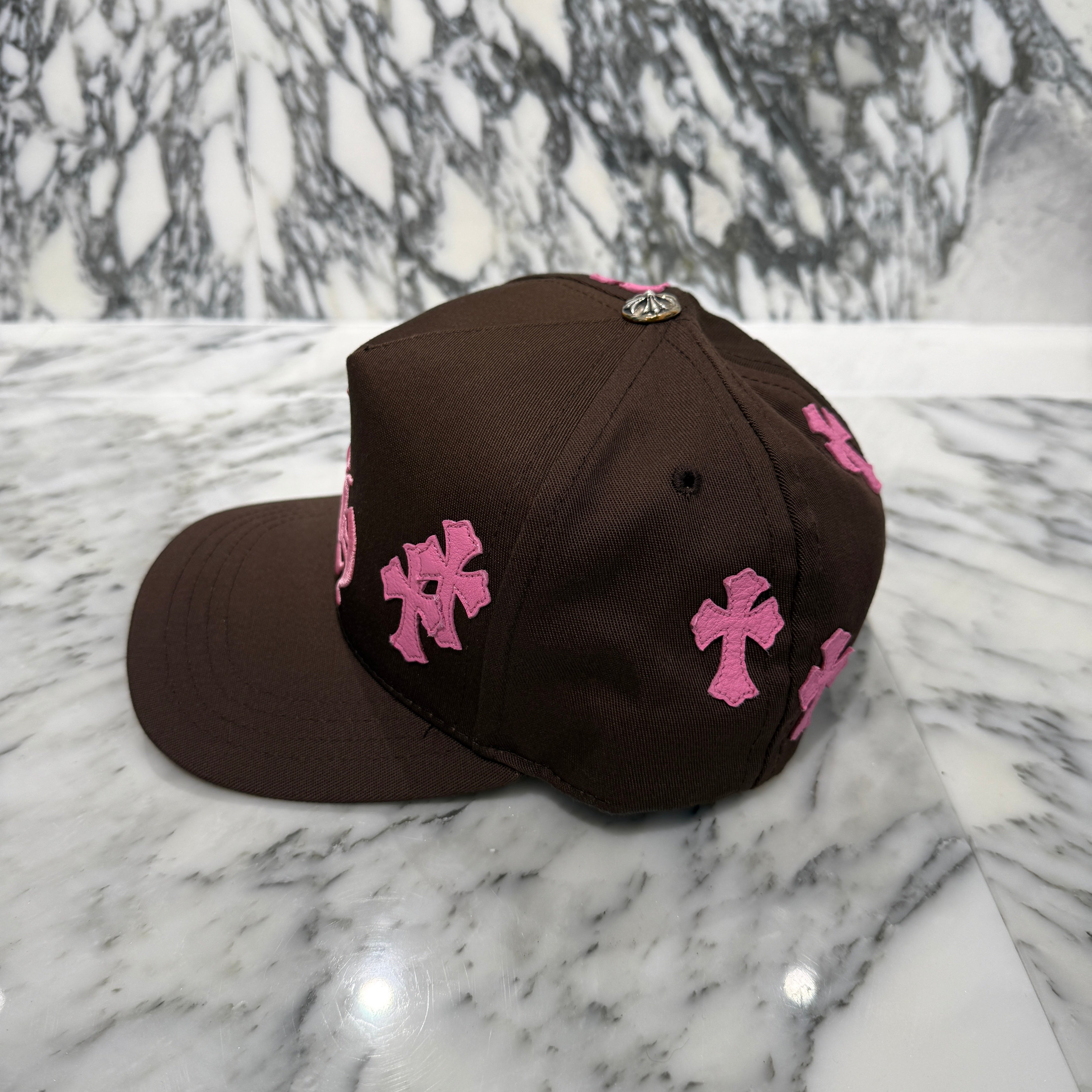 CHROME HEARTS Cemetery Cross Patch Trucker Cap Size ONE SIZE（53