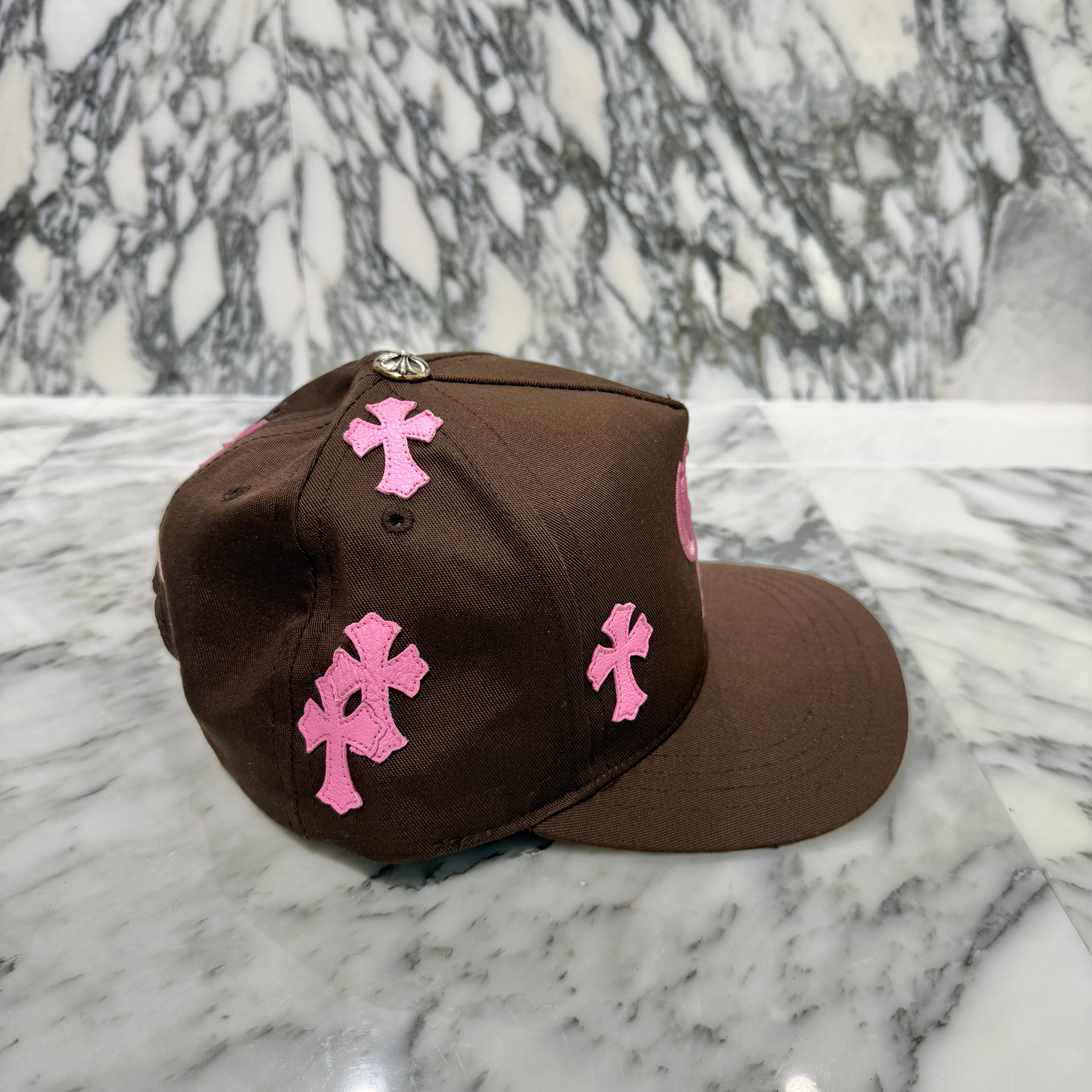 CHROME HEARTS Cemetery Cross Patch Trucker Cap Size ONE SIZE（53