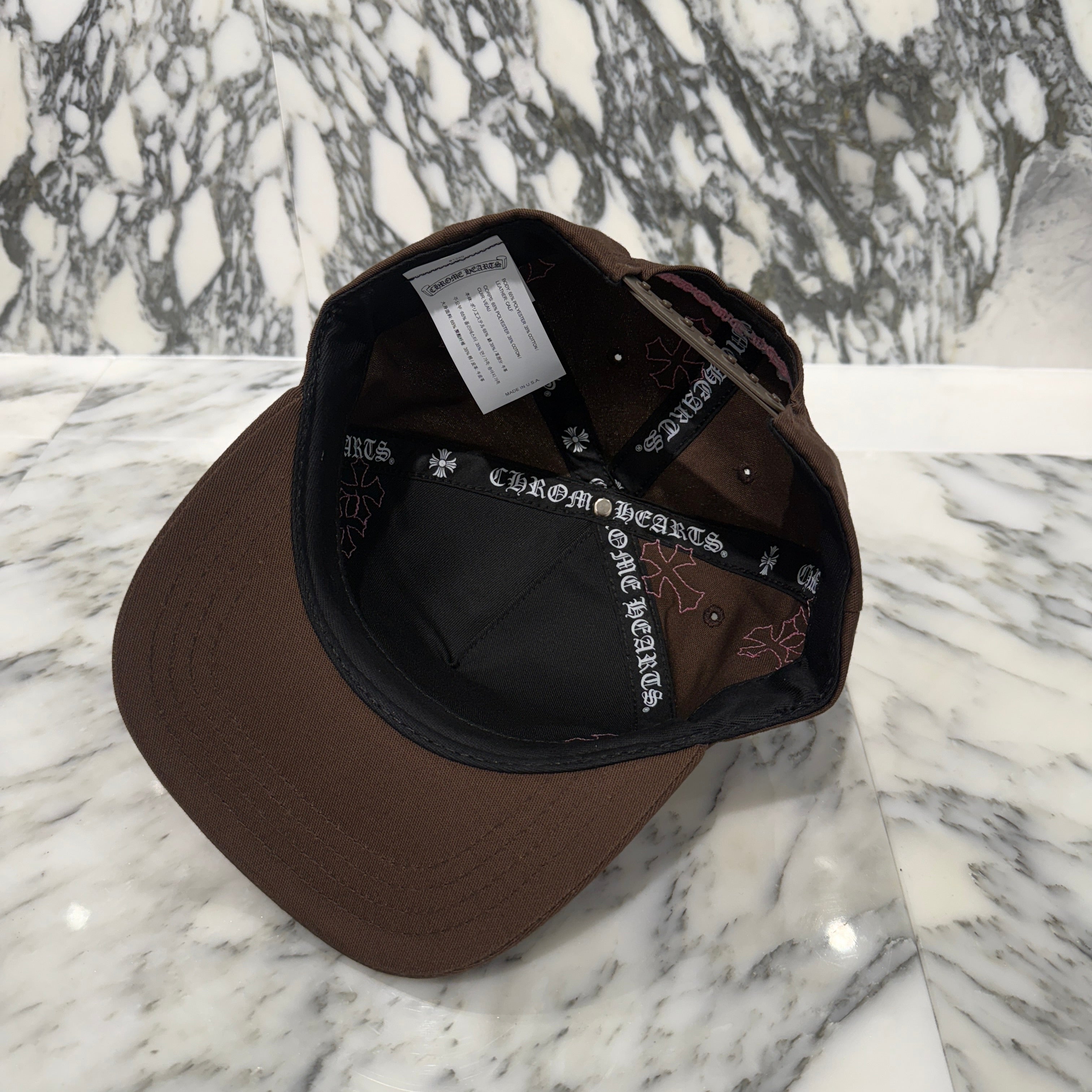CHROME HEARTS Cemetery Cross Patch Trucker Cap Size ONE SIZE（53