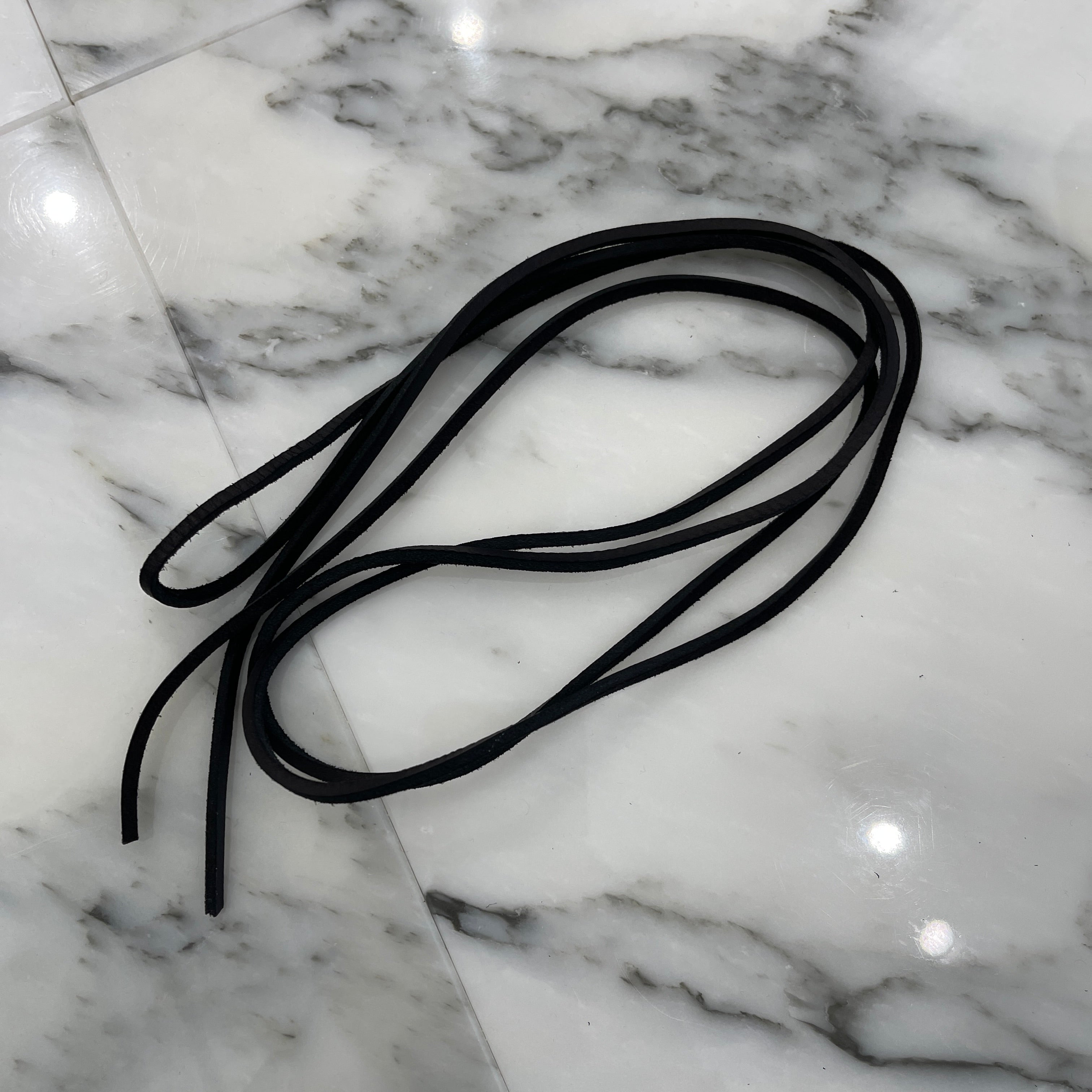 CHROME HEARTS Leather String Dagger Charm Pendant Top クロムハーツ レザー紐 ダガーチャーム ペンダントトップ