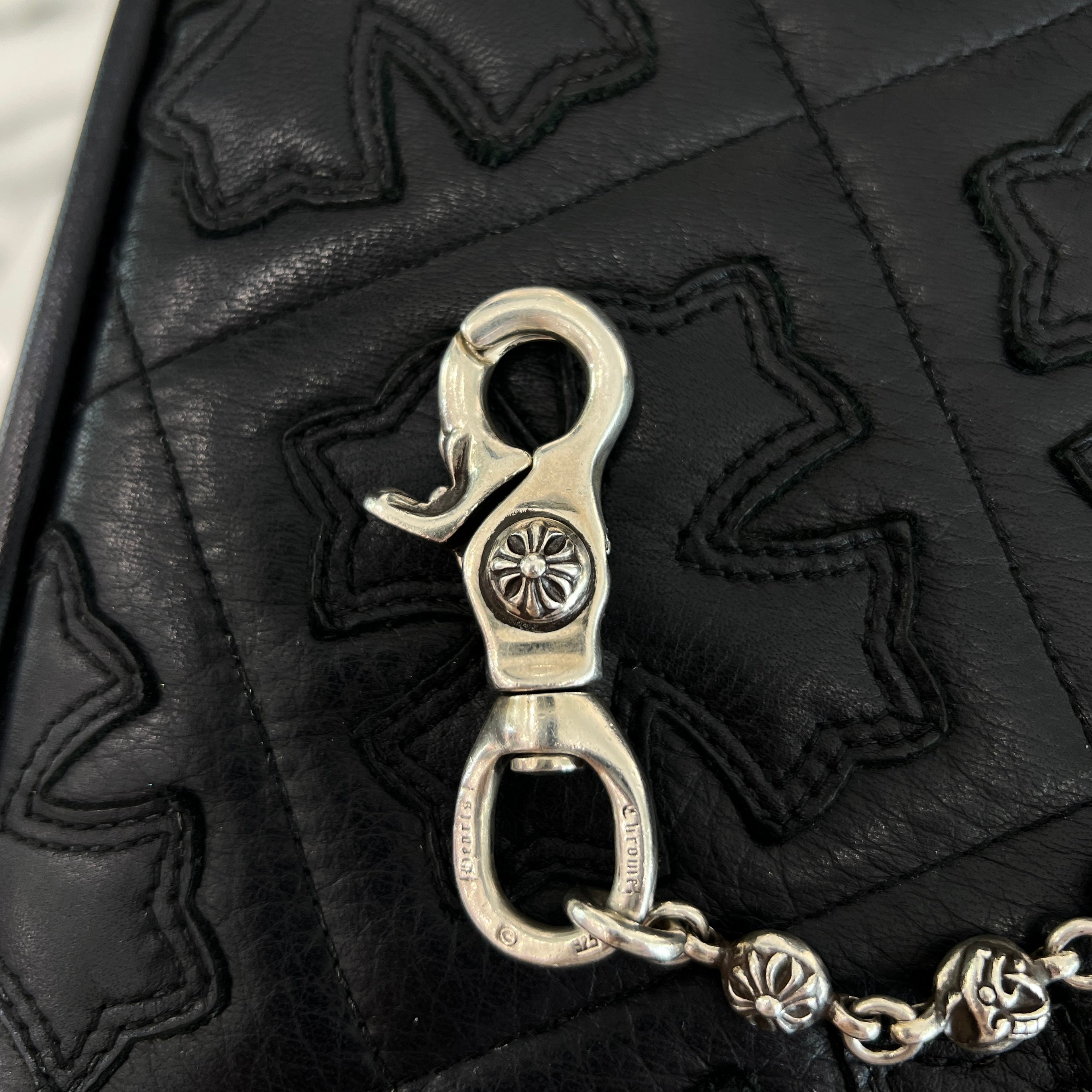 CHROME HEARTS Multi Cross Ball Short Wallet Chain クロムハーツ