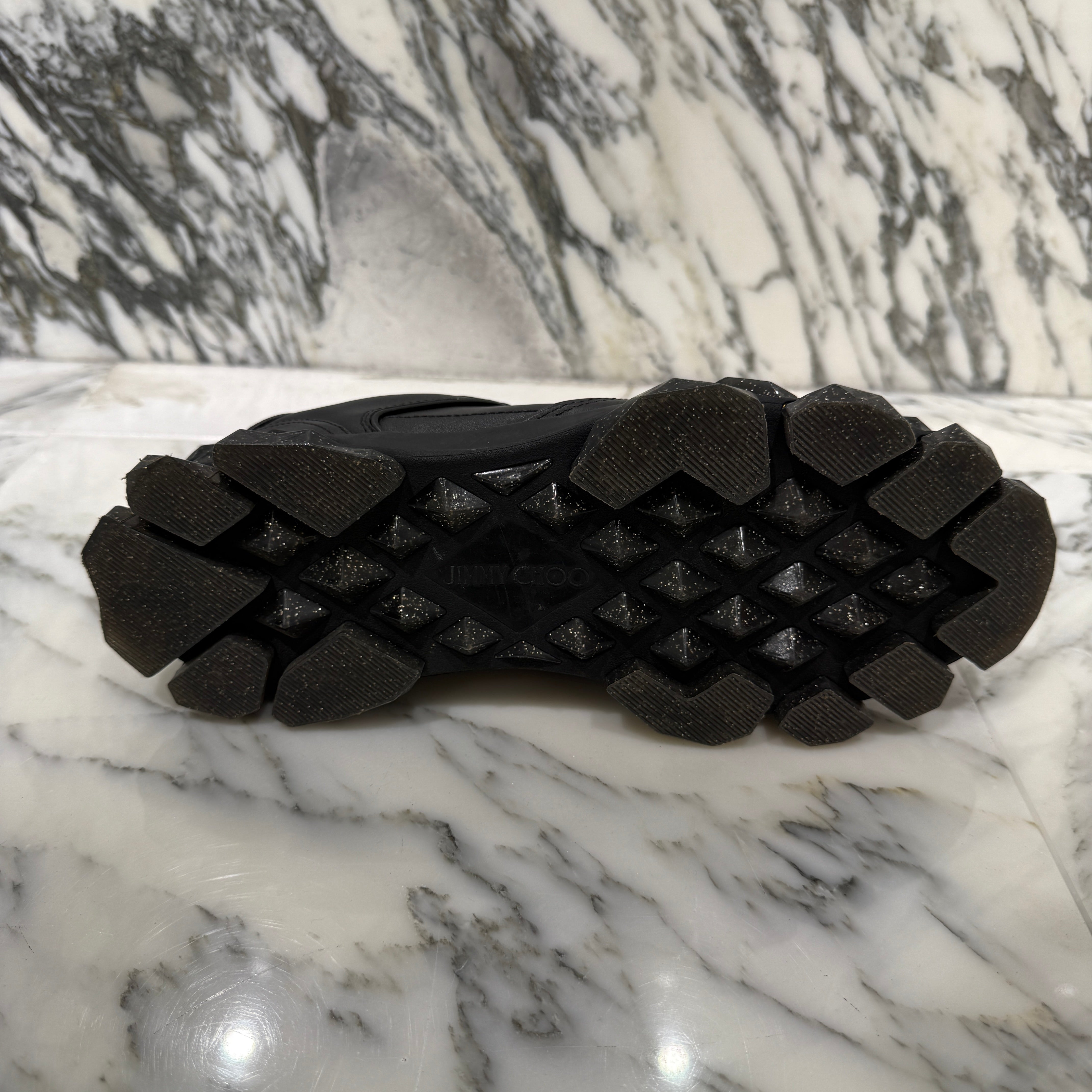 JIMMY CHOO 2021AW Crystal Strap Low Top Sneakers Size 41 ジミーチュウ クリスタルストラップ ロートップ スニーカー サイズ41