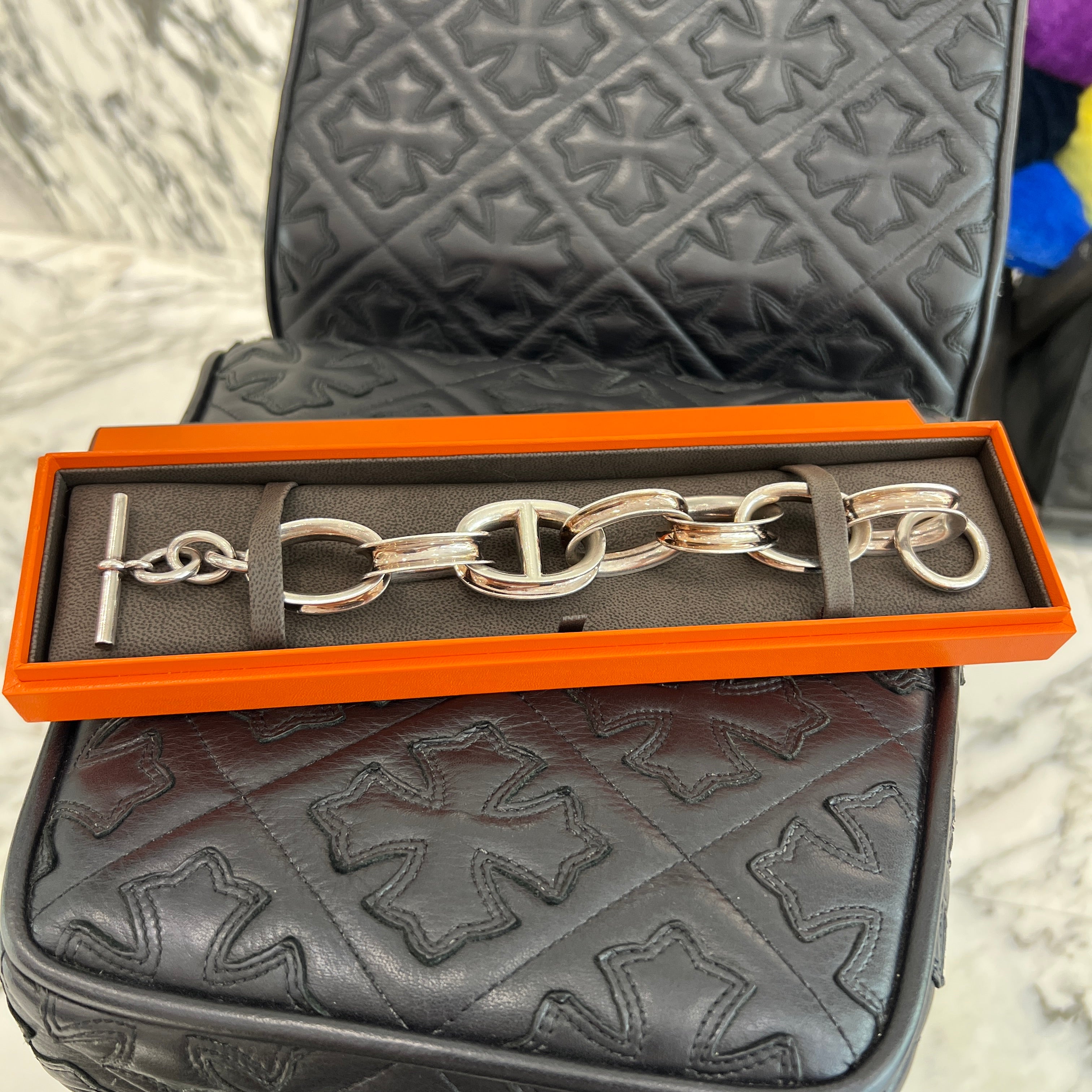 HERMES Chaine d'Ancre Reponse Bracelet 7 エルメス シェーヌダンクル