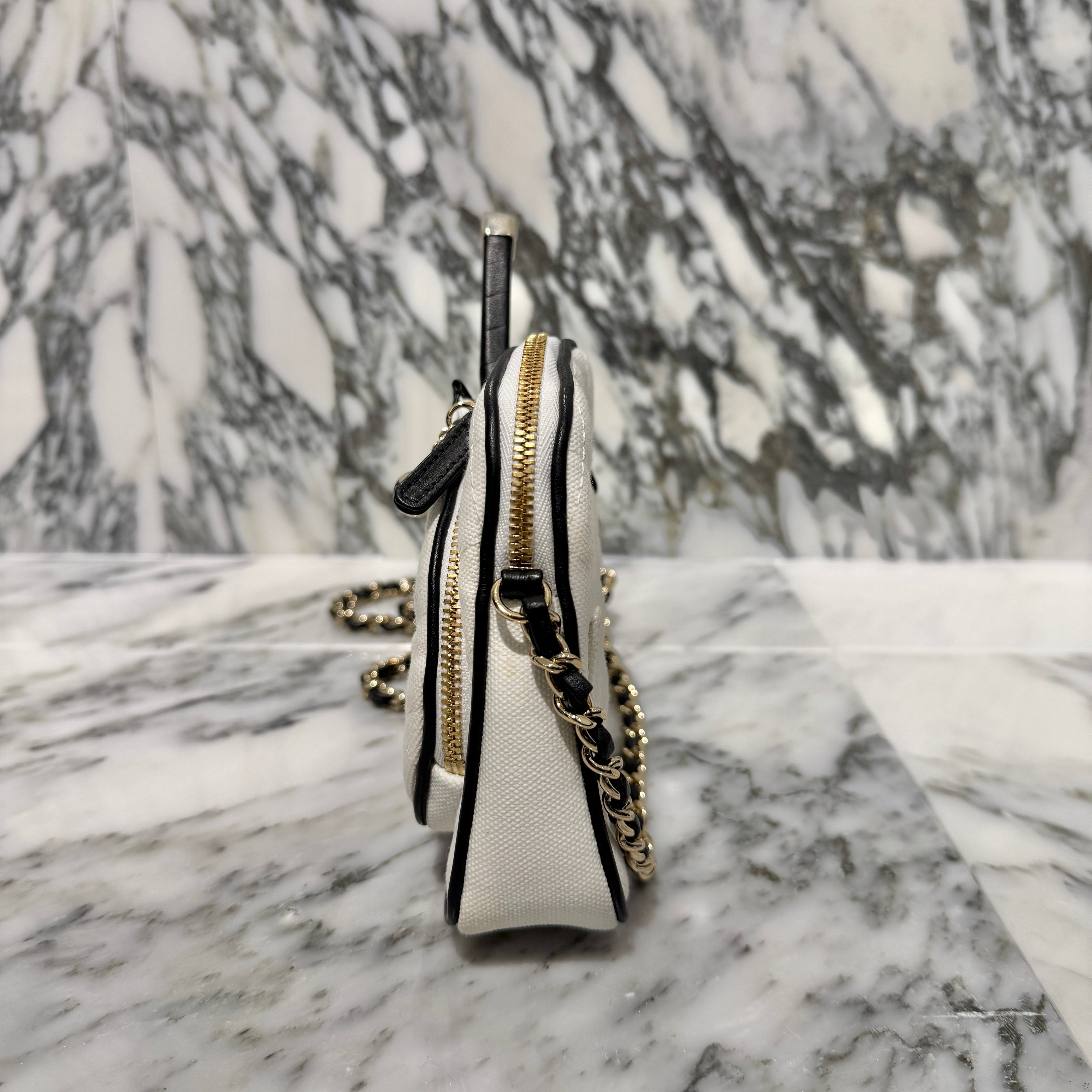 CHANEL 2022AW Coco Masters Canvas Tennis Racquet Shoulder Bag シャネル ココマスターズ キャンバス テニスラケット ショルダーバッグ