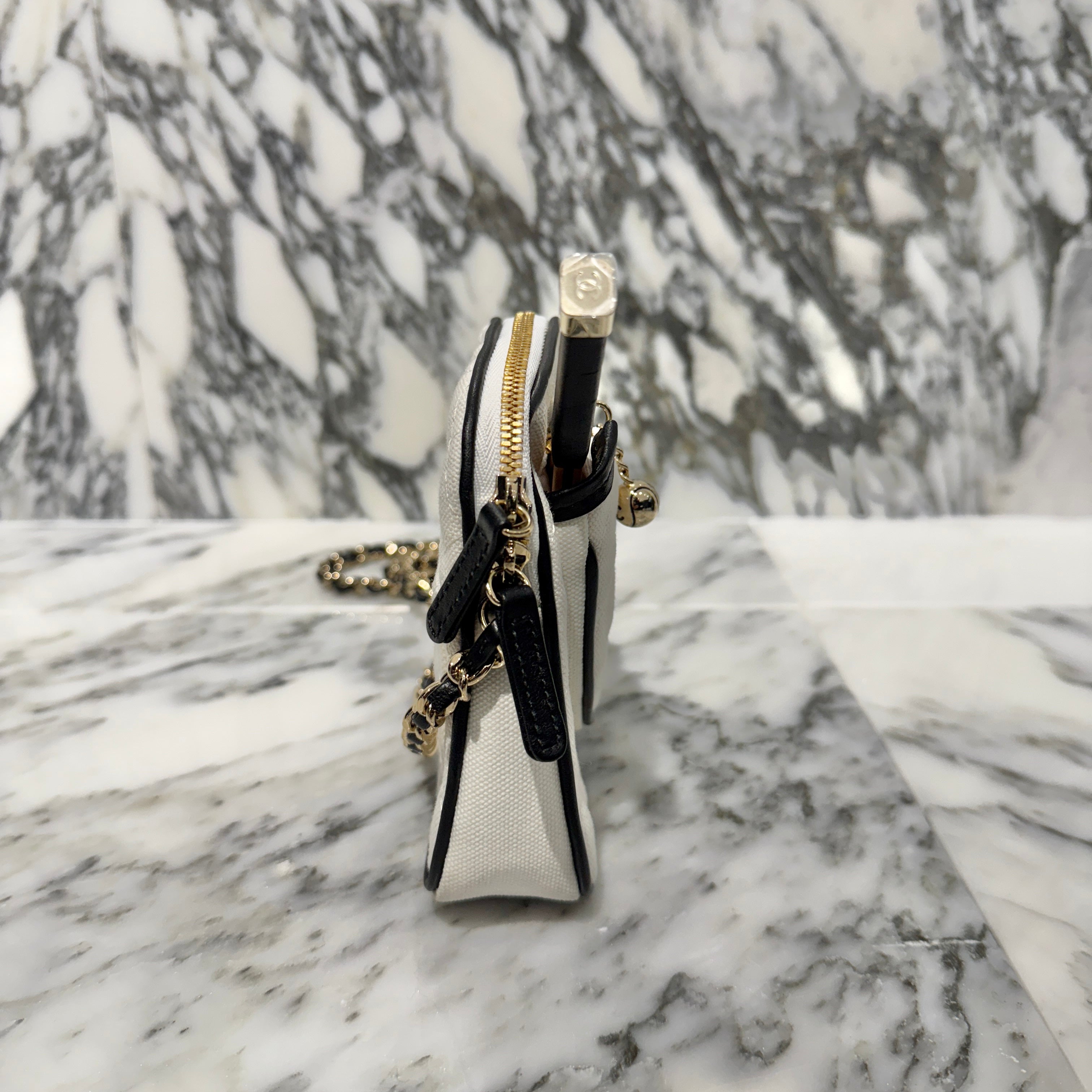 CHANEL 2022AW Coco Masters Canvas Tennis Racquet Shoulder Bag シャネル ココマスターズ キャンバス テニスラケット ショルダーバッグ