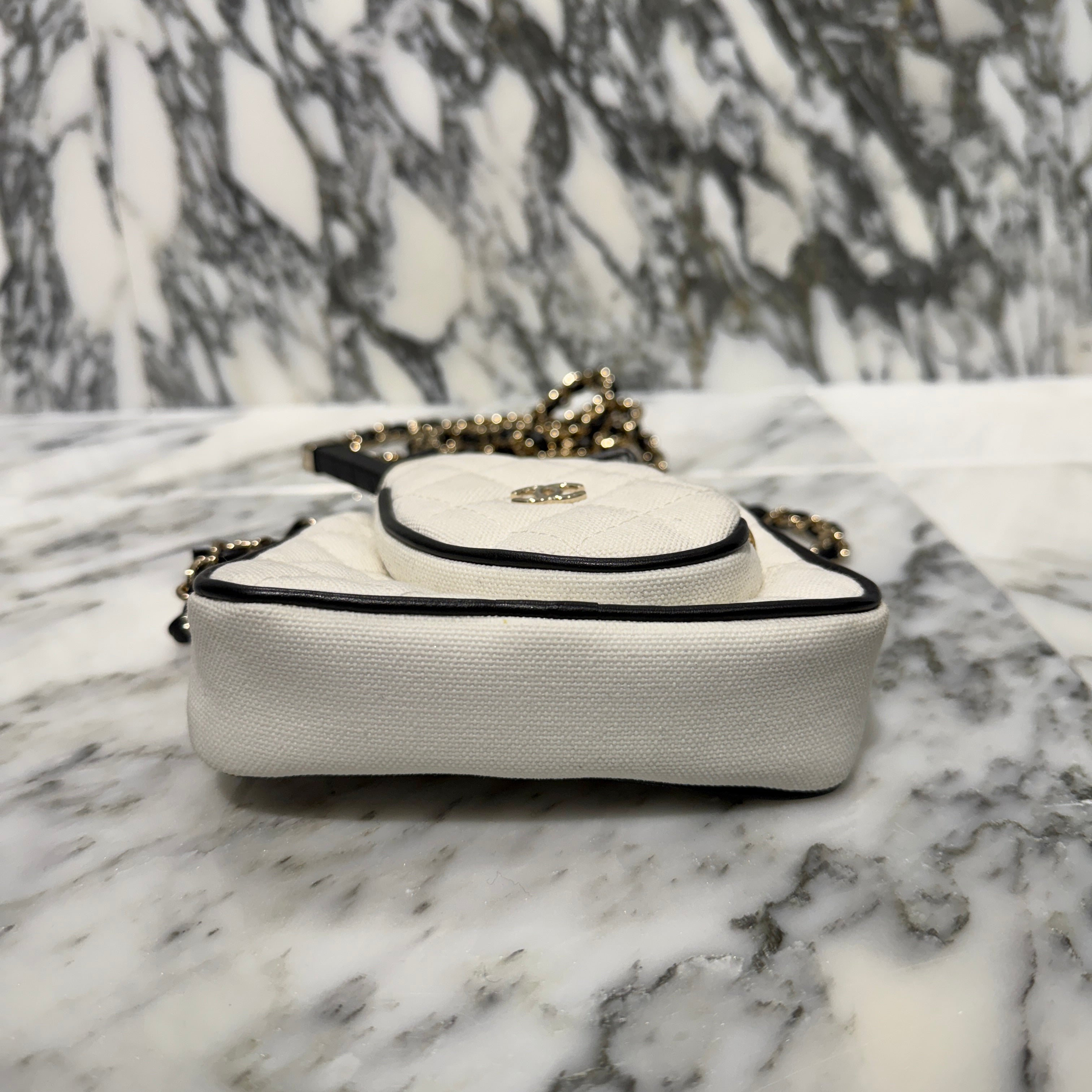 CHANEL 2022AW Coco Masters Canvas Tennis Racquet Shoulder Bag シャネル ココマスターズ キャンバス テニスラケット ショルダーバッグ