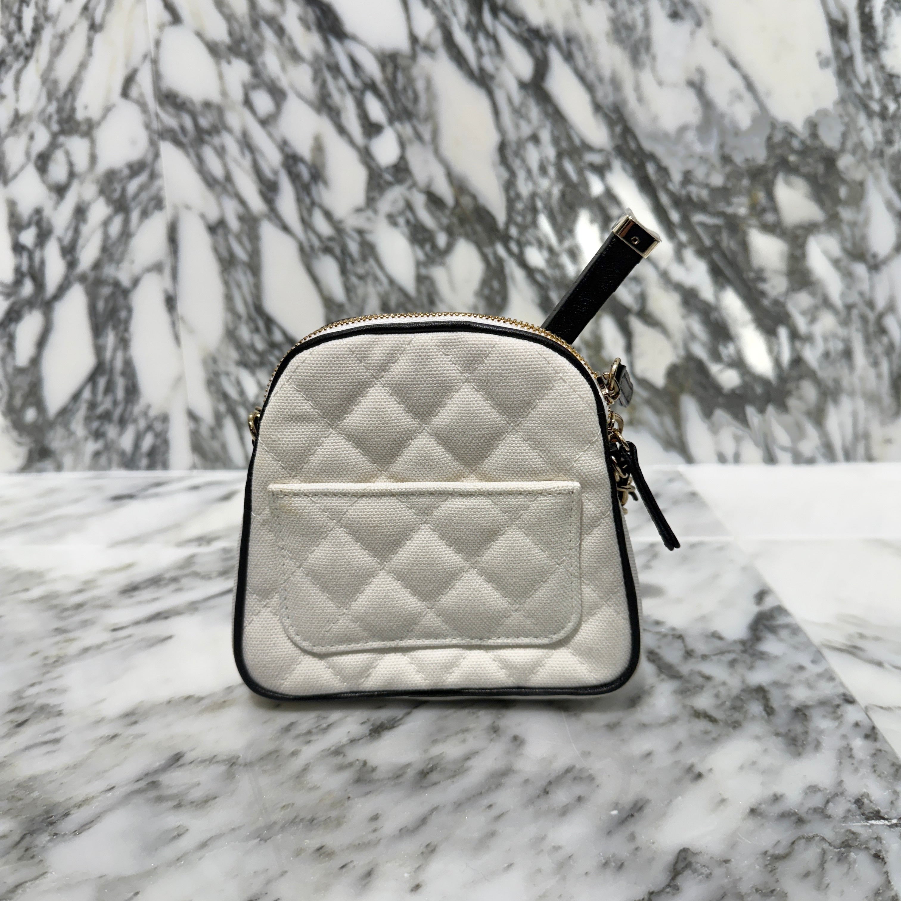 CHANEL 2022AW Coco Masters Canvas Tennis Racquet Shoulder Bag