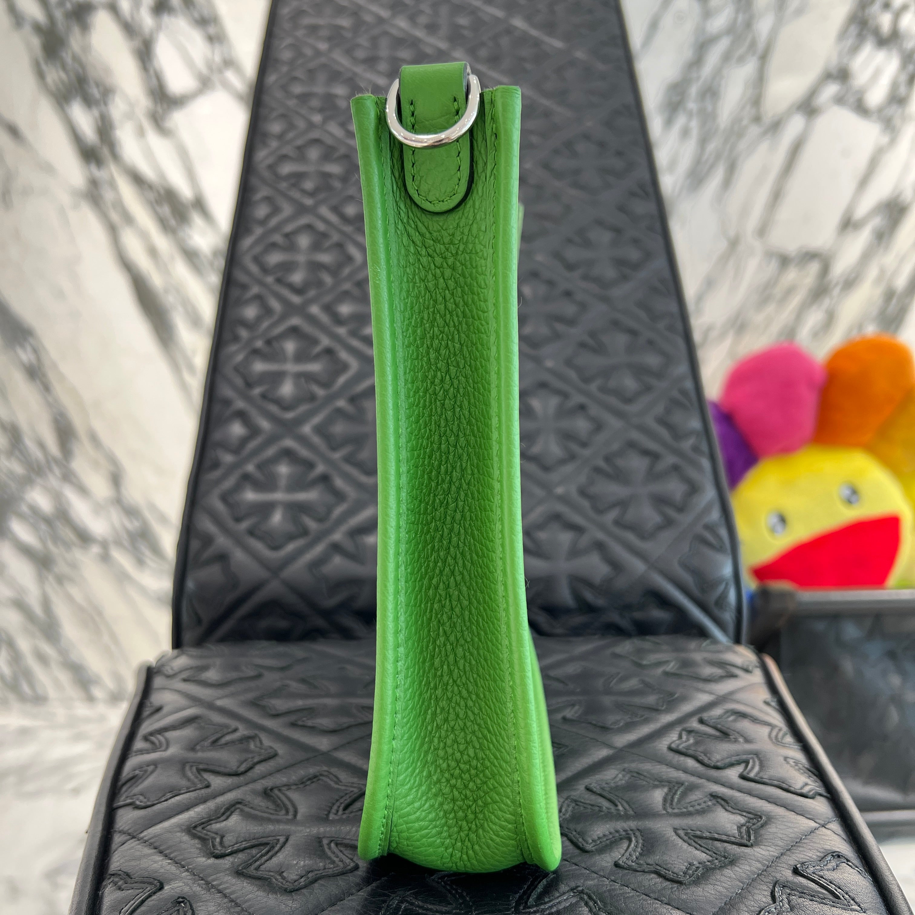 HERMES Evelyn TPM "Vert Yucca" B刻印 エルメス エブリン TPM "ヴェールユッカ" レザーショルダーバッグ B刻印