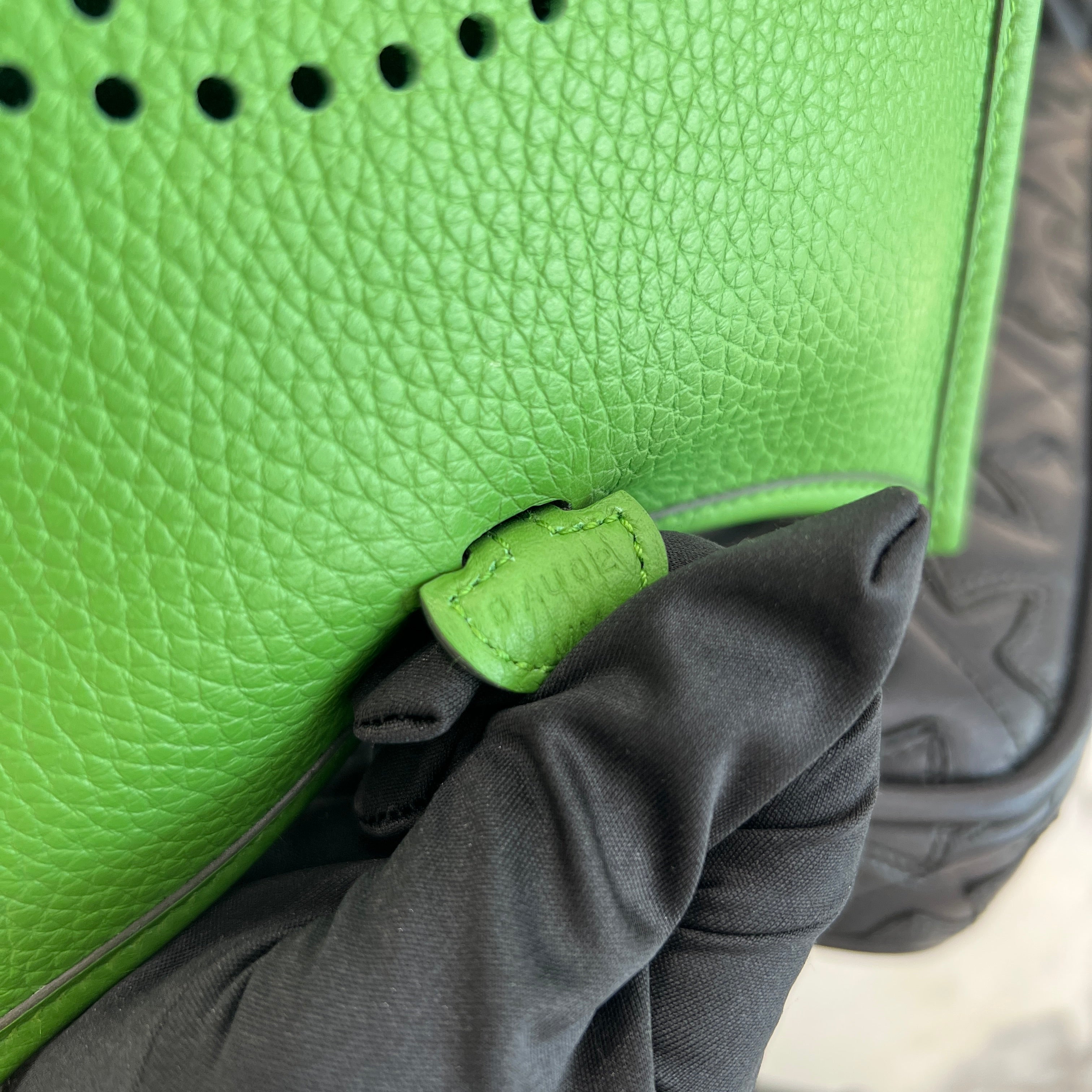 HERMES Evelyn TPM "Vert Yucca" B刻印 エルメス エブリン TPM "ヴェールユッカ" レザーショルダーバッグ B刻印