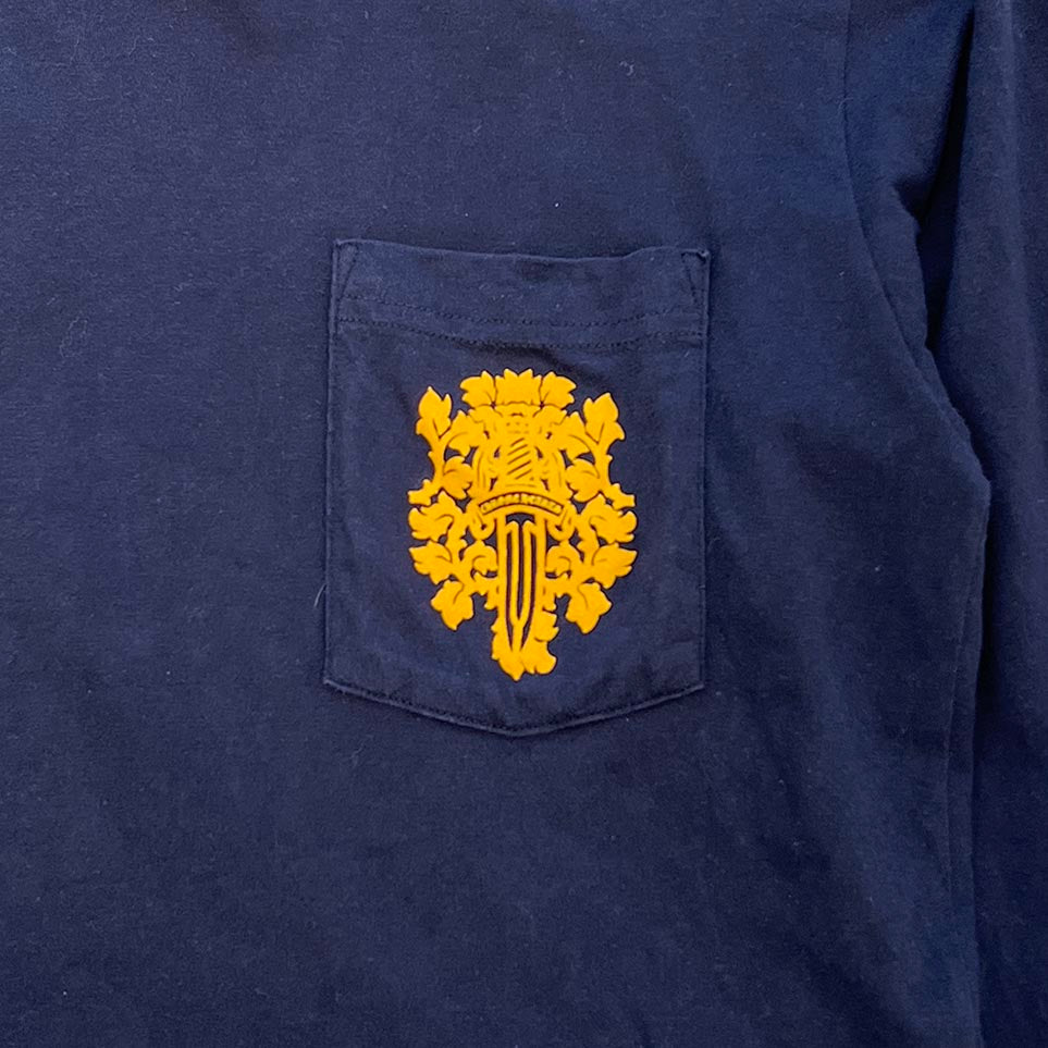 CHROME HEARTS Floral Cross Vine Dagger Long Sleeve Tee Size M クロムハーツ フローラルクロス ヴァインダガー ロングスリーブTシャツ サイズM