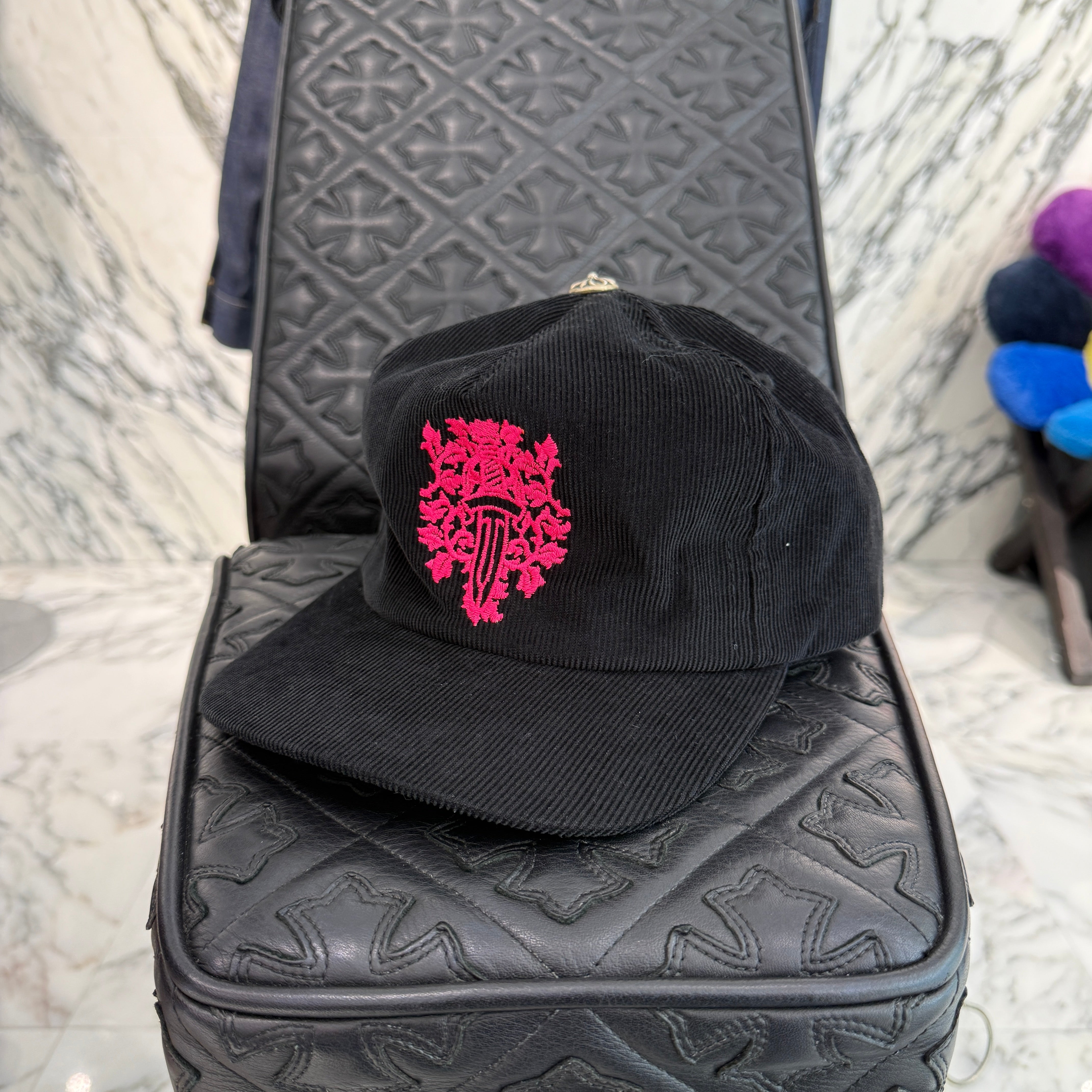 CHROME HEARTS Vine Dagger Embroidery Corduroy Baseball Cap Size ONE SIZE（51-61）クロムハーツ ヴァインダガー刺繍 コーデュロイ ベースボースキャップ サイズONE SIZE（51-61）