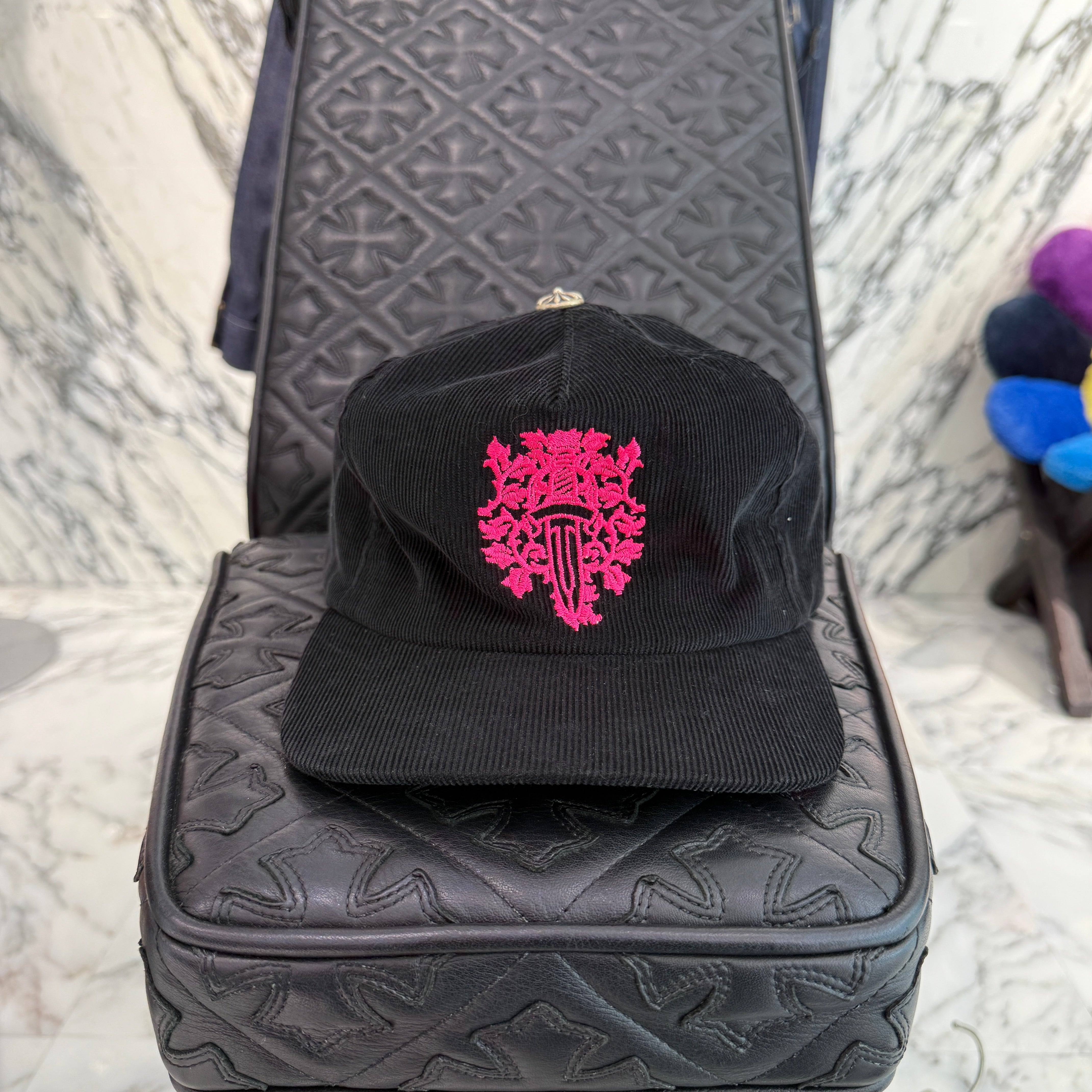 Chrome Hearts クロムハーツ Dagger Cap ダガー デニム キャップ CHROME HEARTS クロムハーツ ダガー刺繍 トラッカーキャップ