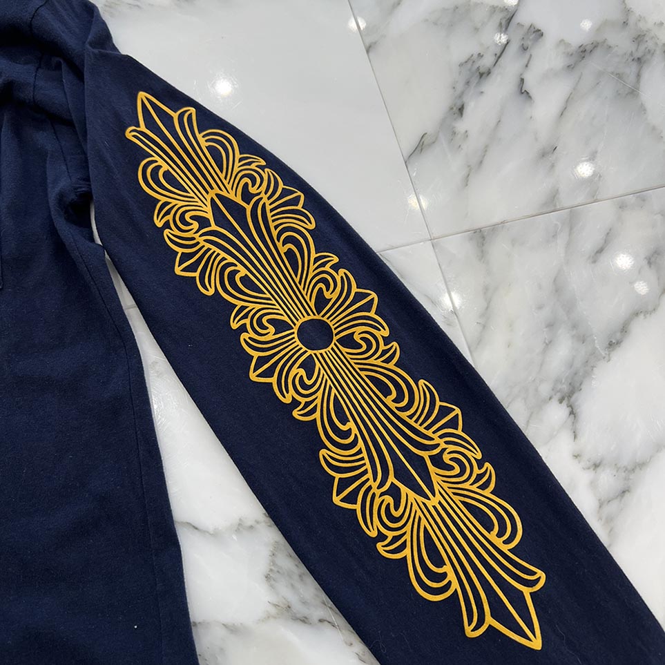 CHROME HEARTS Floral Cross Vine Dagger Long Sleeve Tee Size M クロムハーツ フローラルクロス ヴァインダガー ロングスリーブTシャツ サイズM