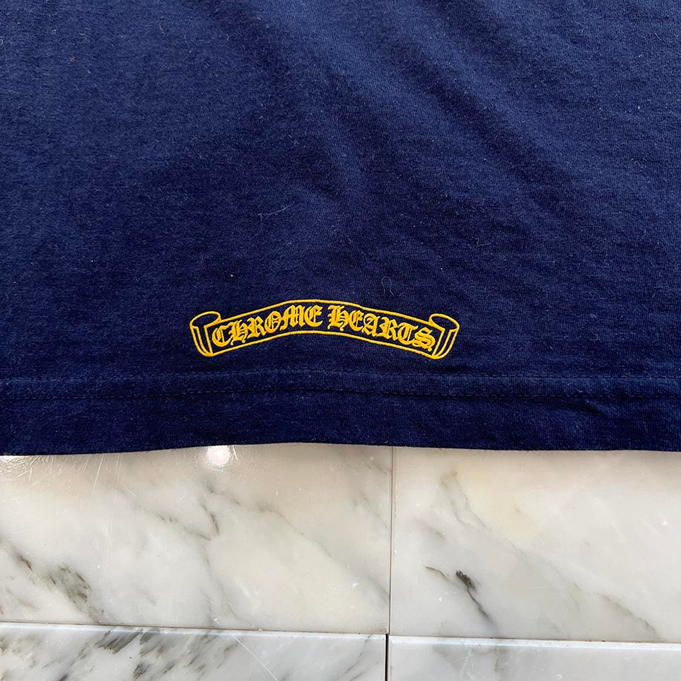 CHROME HEARTS Floral Cross Vine Dagger Long Sleeve Tee Size M クロムハーツ フローラルクロス ヴァインダガー ロングスリーブTシャツ サイズM