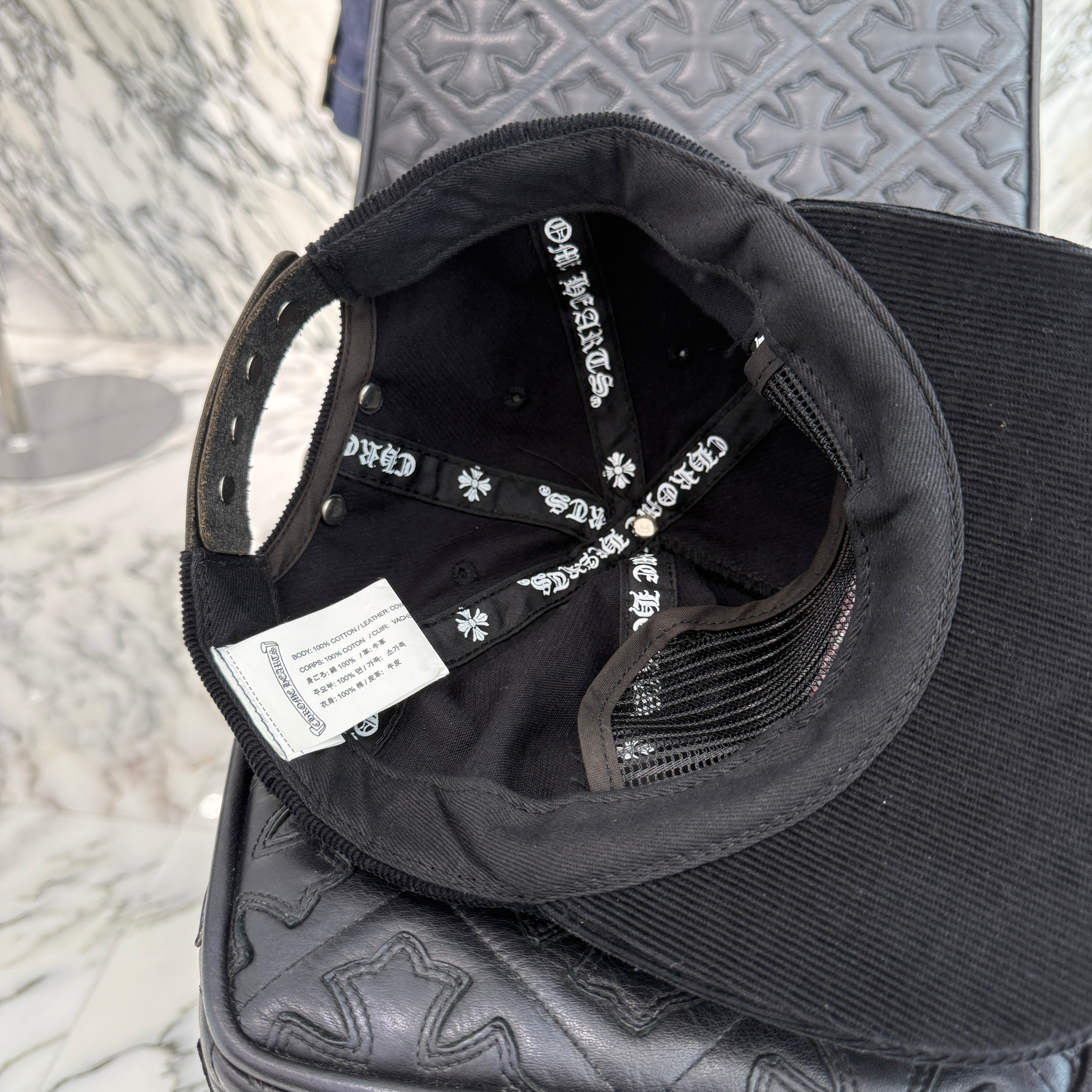 CHROME HEARTS Vine Dagger Embroidery Corduroy Baseball Cap Size ONE SIZE（51-61）クロムハーツ ヴァインダガー刺繍 コーデュロイ ベースボースキャップ サイズONE SIZE（51-61）