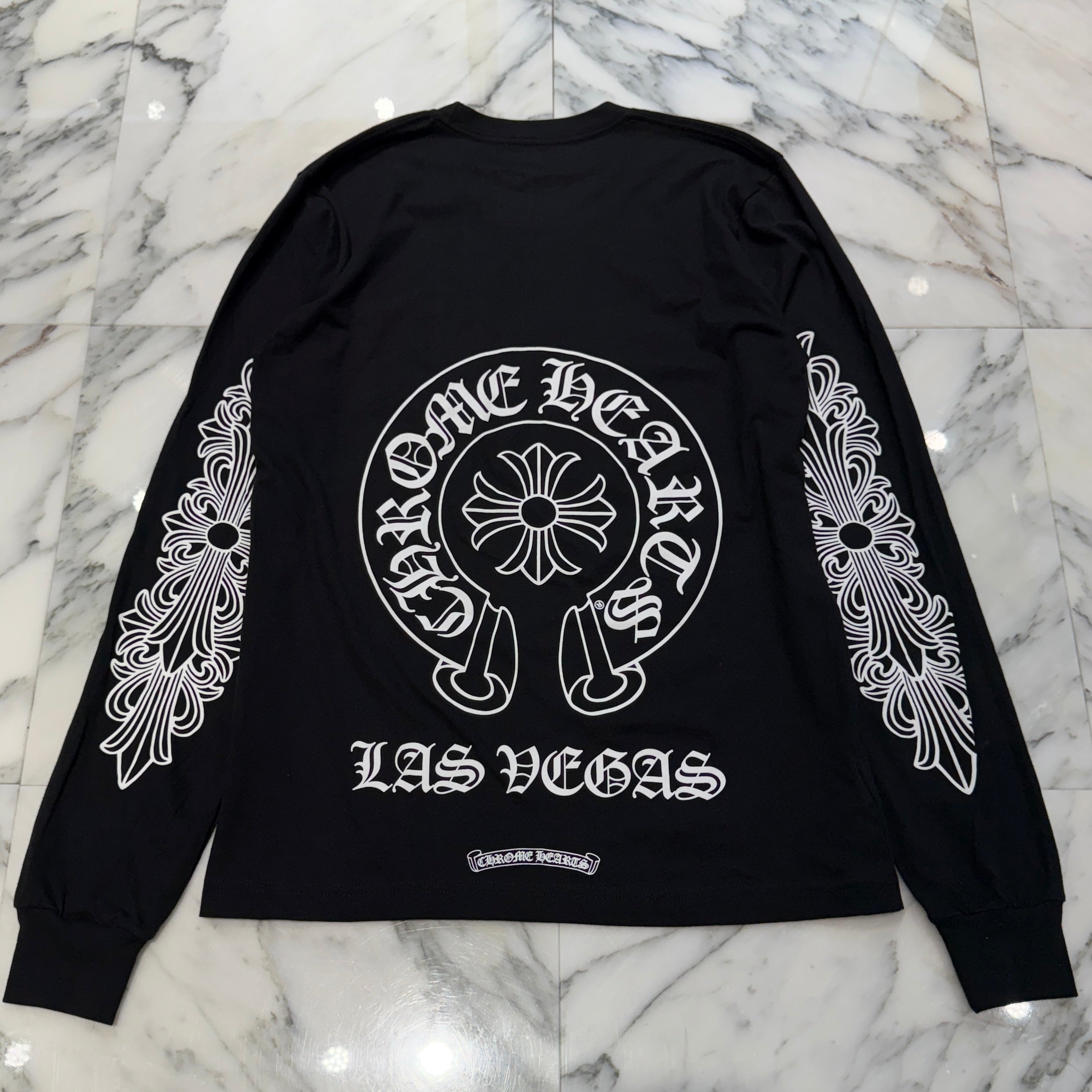 CHROME HEARTS Las Vegas Limited Horseshoe Long Sleeve Tee Size XL クロムハーツ ラスベガス限定 ホースシュー ロングスリーブ Tシャツ サイズXL