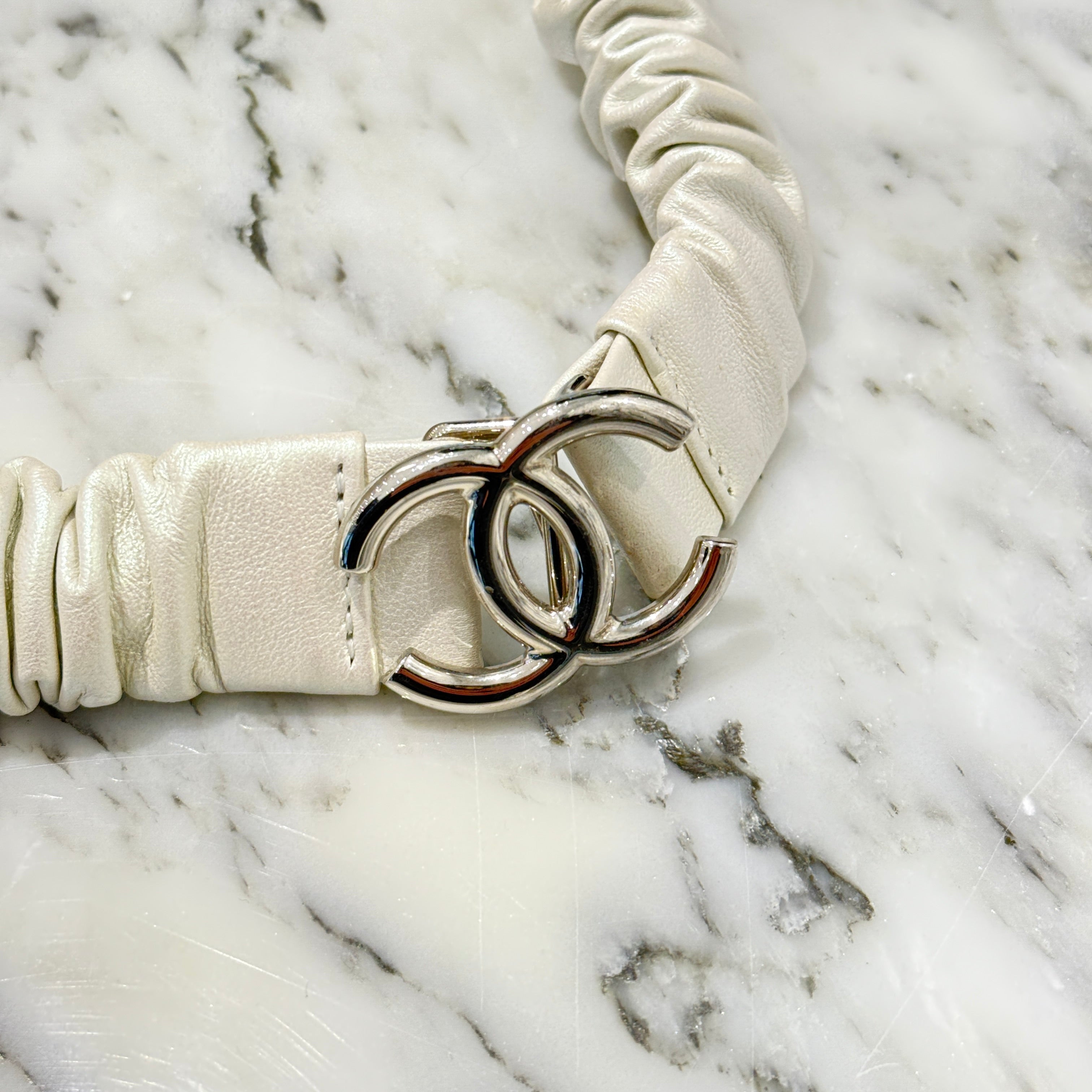 CHANEL Coco Mark Calf Skin Leather 2Way Waist Shoulder Bag シャネル ココマーク カーフスキンレザー 2WAY ウェストポーチ