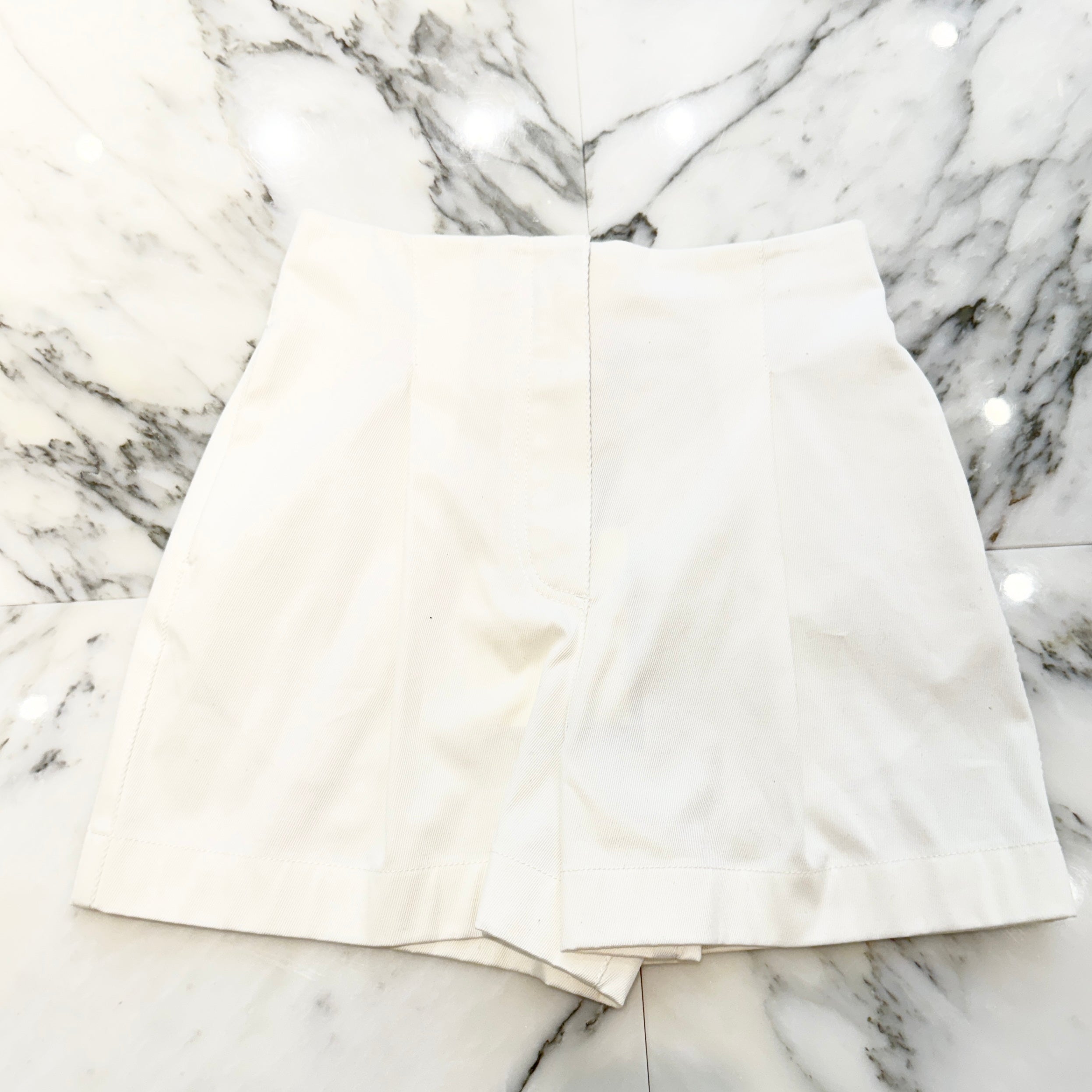 FENDI 2023AW FD Gold Emblem Cotton Pantalon Shorts FLP766 AK6E Size 38 フェンディ FDゴールドエンブレム コットン パンタロンショーツ サイズ38