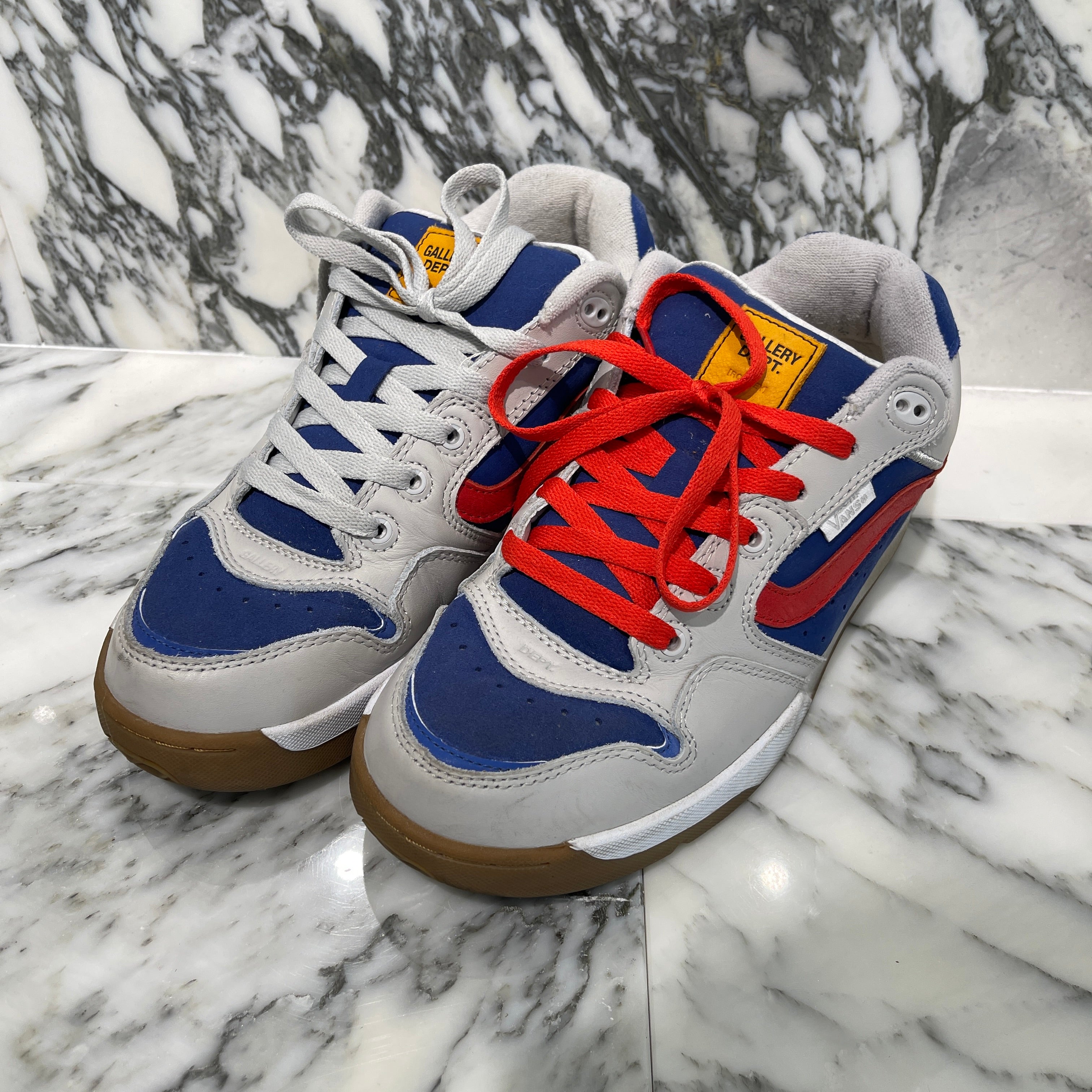 GALLERY DEPT. × Vault by Vans 2023AW Rowley XLT LX "Blue Steel" Low Cut Sneakers VN000E21DC6 Size 27cm ギャラリーデプト. × ボルト バイ バンズ ローリー XLT LX "ブルースチール" ローカット スニーカー サイズ27cm