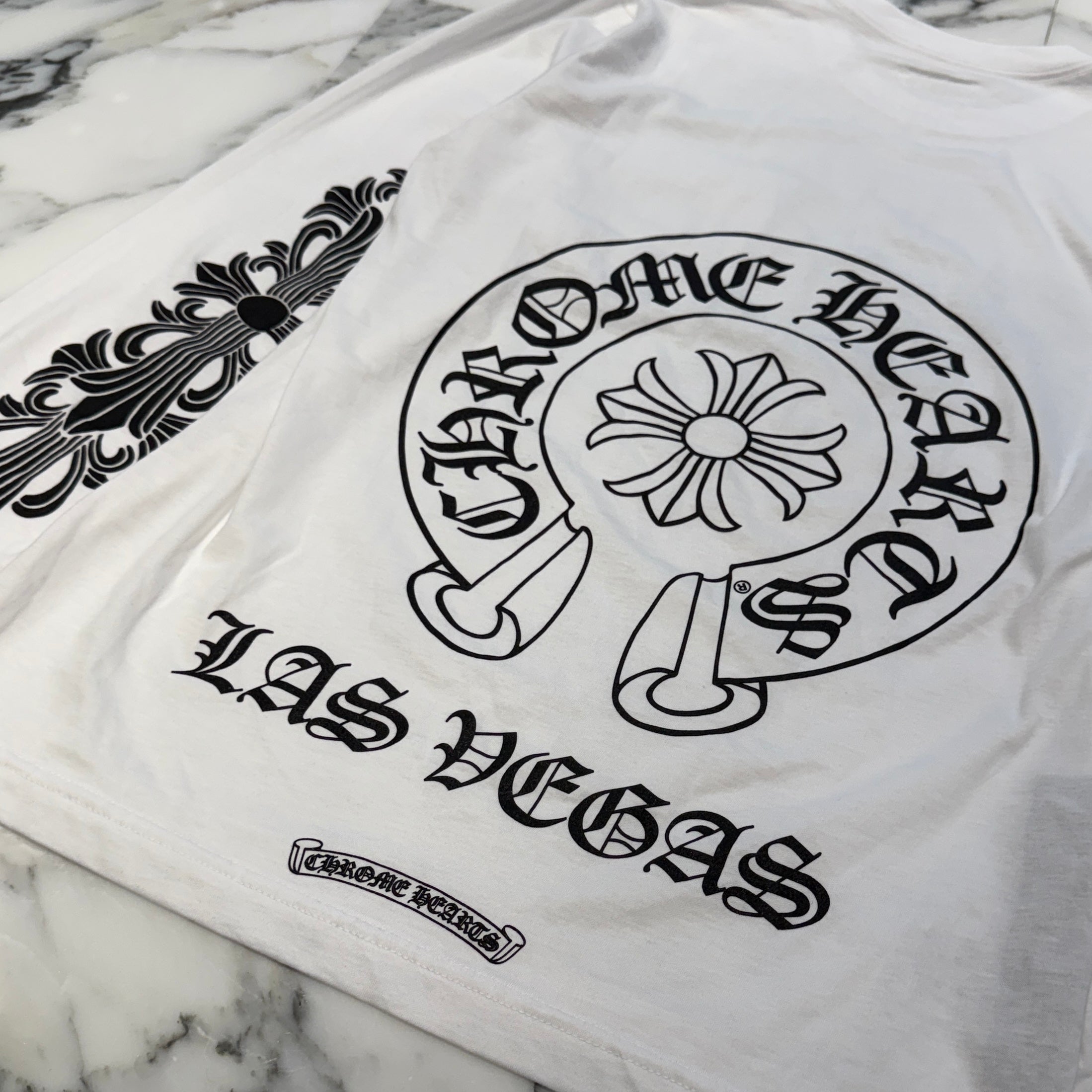 CHROME HEARTS Las Vegas Limited Horseshoe Long Sleeve Tee Size M クロムハーツ ラスベガス限定 ホースシュー ロングスリーブ Tシャツ サイズM