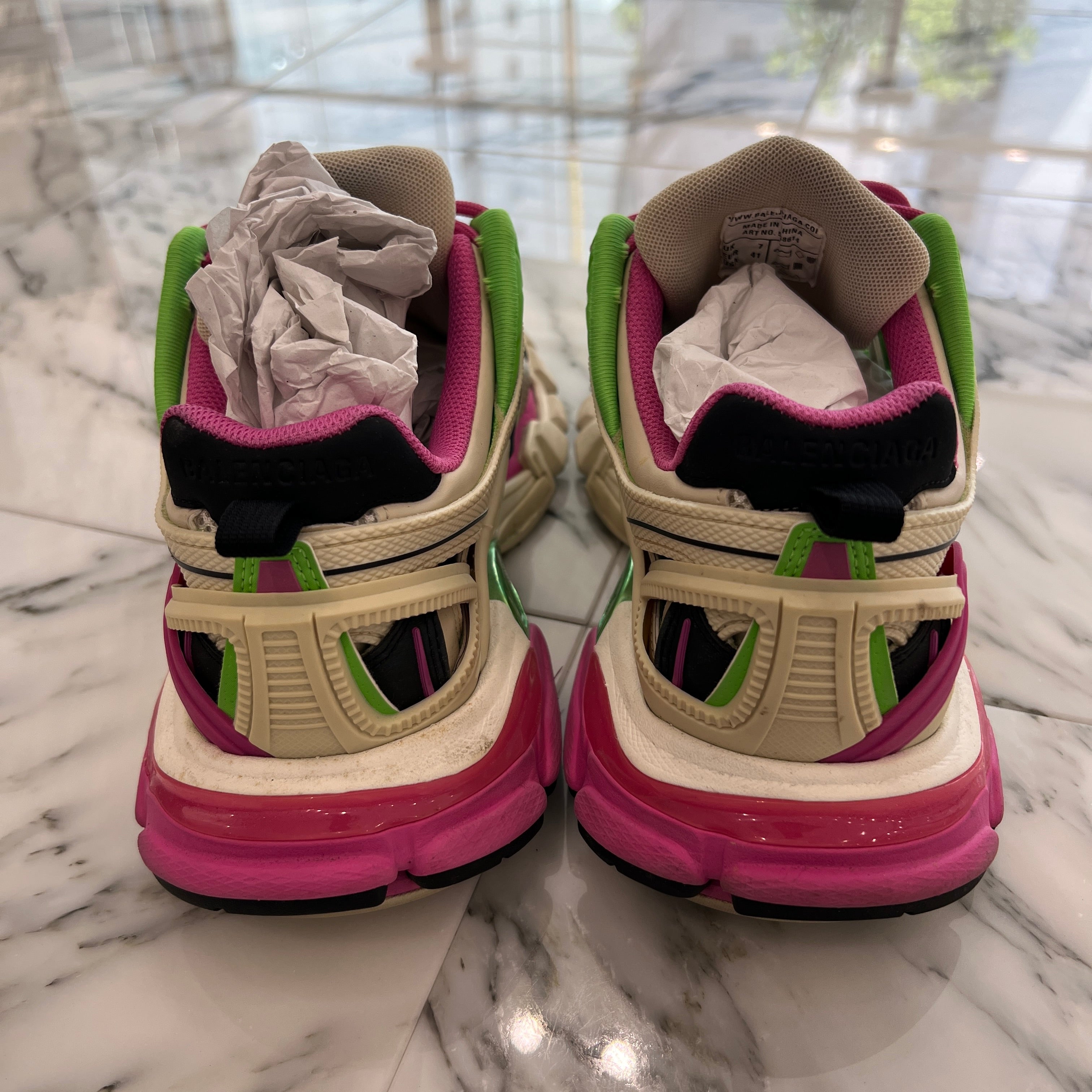 BALENCIAGA 2020SS TRACK2 OPEN SNEAKERS 568614 W2GN3 9199 Size 27cm バレンシアガ トラック2 オープン スニーカー サイズ27cm