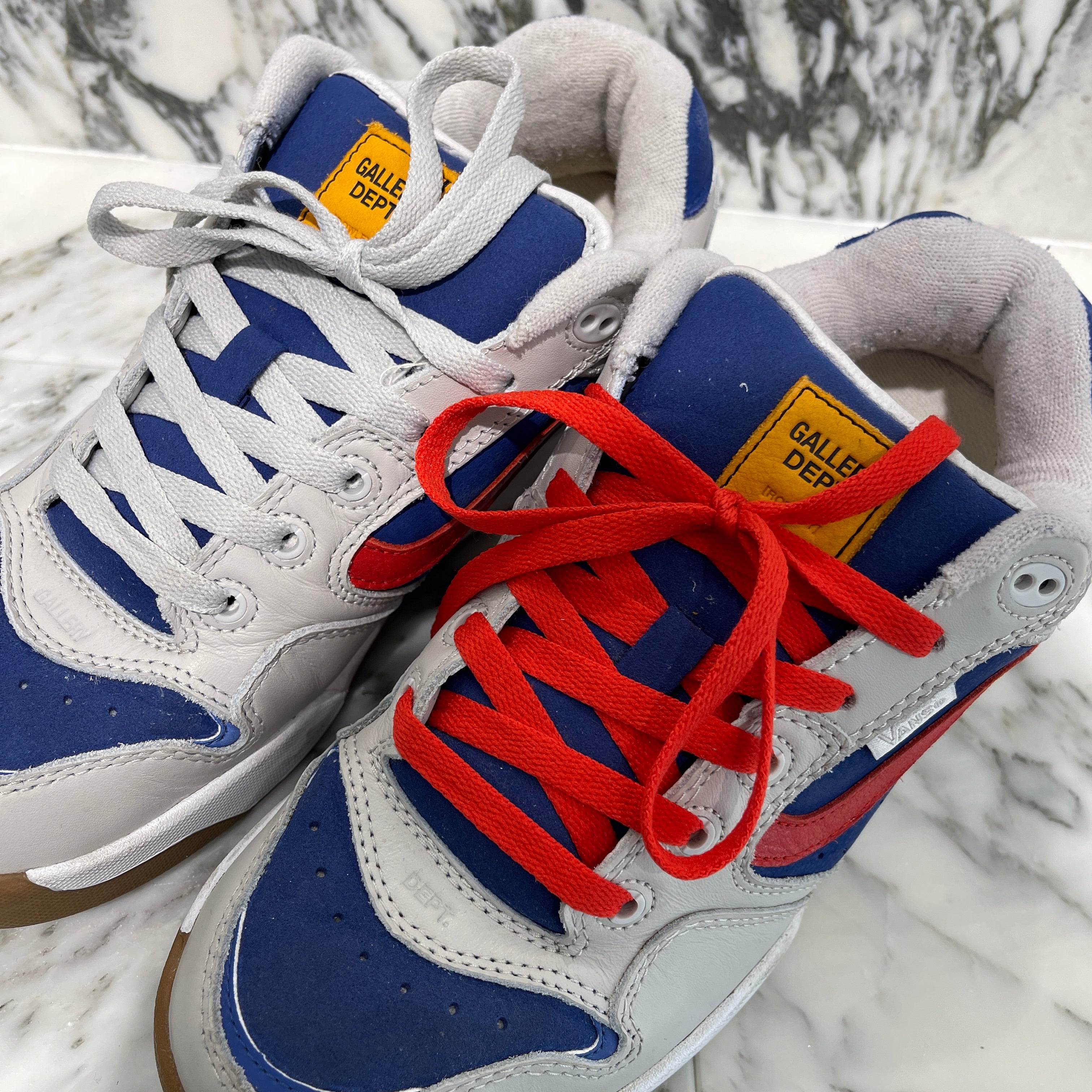 GALLERY DEPT. × Vault by Vans 2023AW Rowley XLT LX "Blue Steel" Low Cut Sneakers VN000E21DC6 Size 27cm ギャラリーデプト. × ボルト バイ バンズ ローリー XLT LX "ブルースチール" ローカット スニーカー サイズ27cm