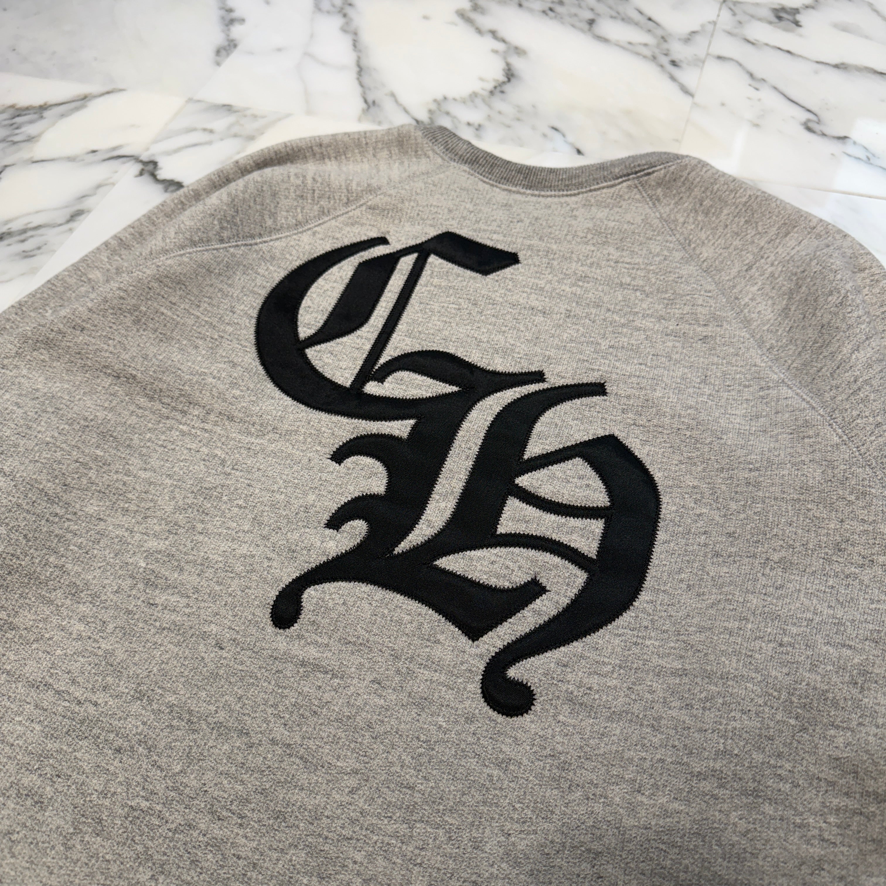 CHROME HEARTS 2025SS Y NOT Cemetery Cross Applique Embroidery Sweatshirt Size L クロムハーツ ワイノット セメタリークロス アップリケ刺繡 スウェットシャツ サイズL