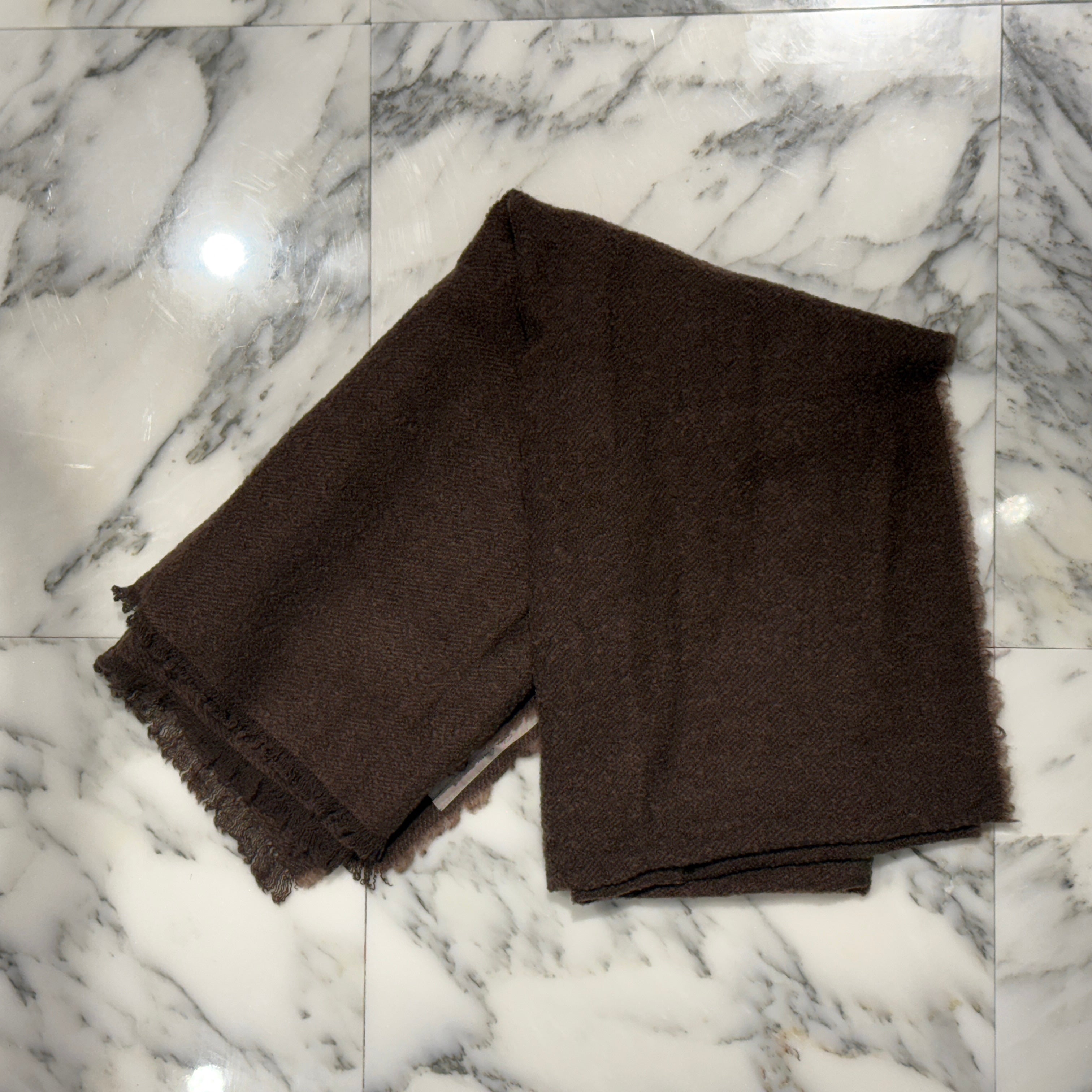 Rick Owens 2023AW Cashmere Mix Wool Scarf RP02C1466-SCAR Size ONE SIZE リックオウェンス カシミヤ混 ウールスカーフ