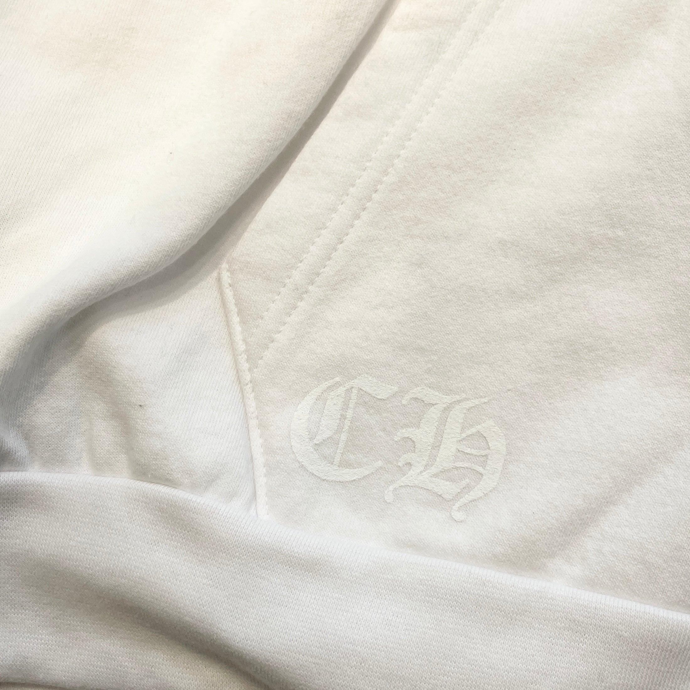 CHROME HEARTS Back Scroll Label Logo Zip Up Hoodie Size L クロムハーツ バックスクロールラベルロゴジップアップフーディ サイズL