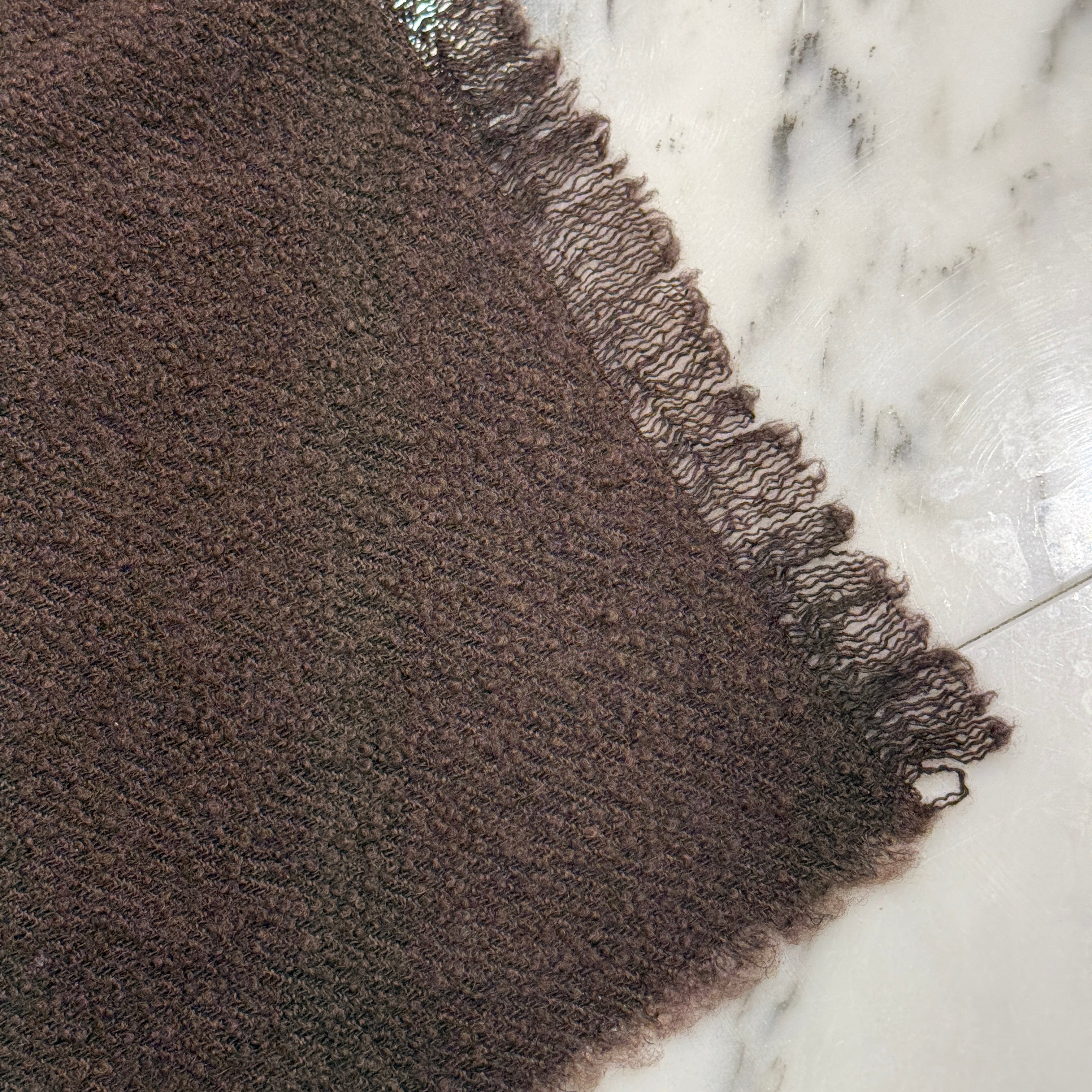 Rick Owens 2023AW Cashmere Mix Wool Scarf RP02C1466-SCAR Size ONE SIZE リックオウェンス カシミヤ混 ウールスカーフ