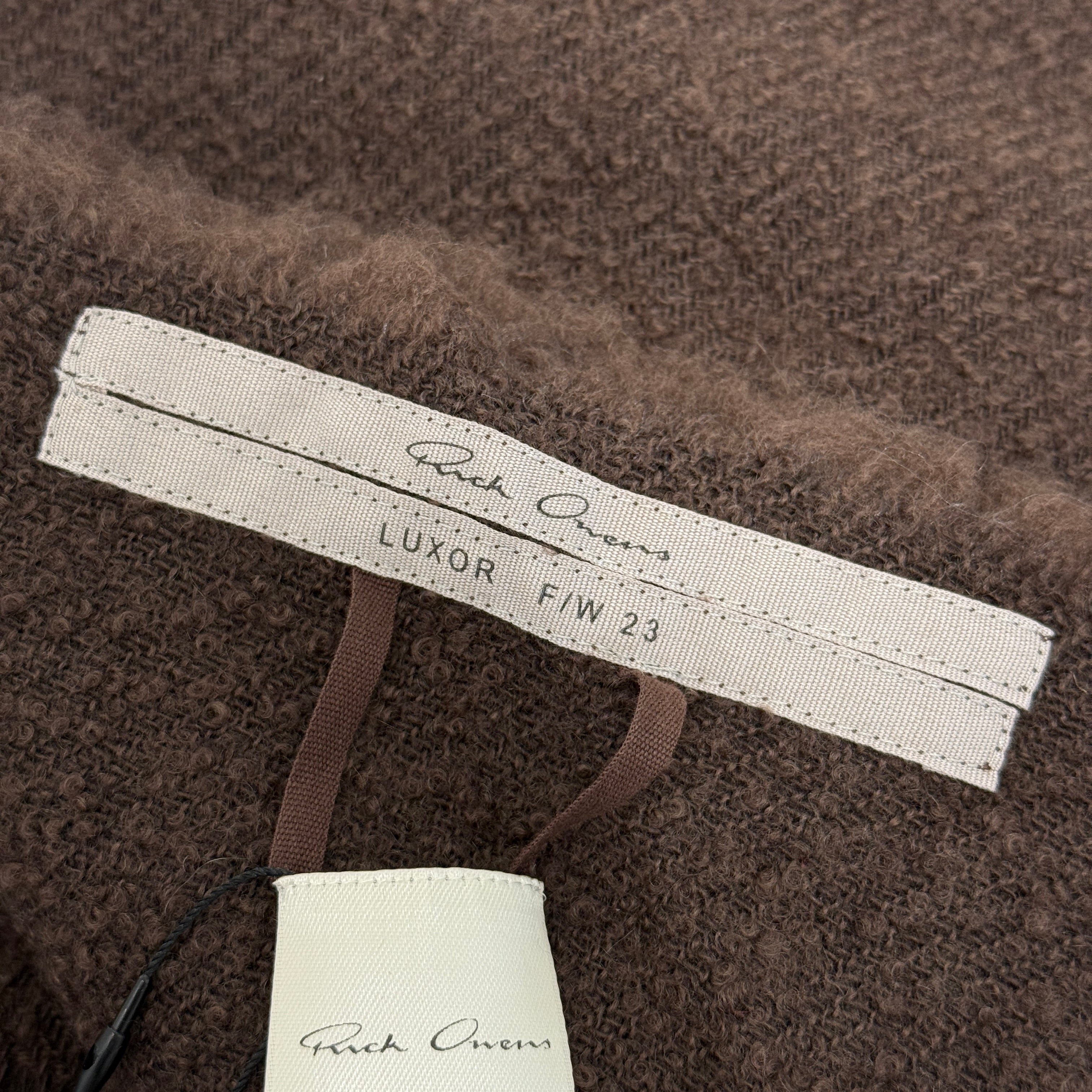 Rick Owens 2023AW Cashmere Mix Wool Scarf RP02C1466-SCAR Size ONE SIZE リックオウェンス カシミヤ混 ウールスカーフ