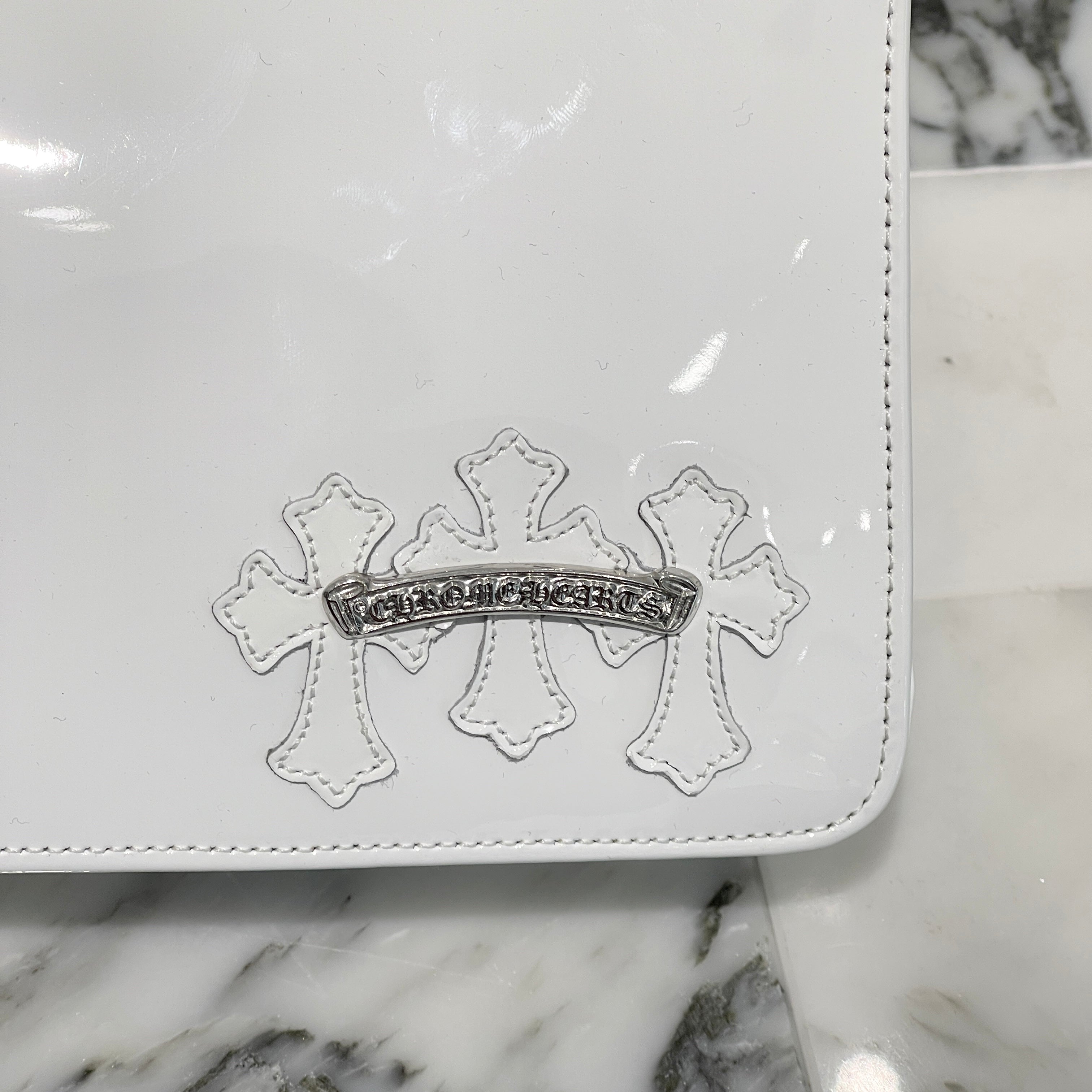 CHROME HEARTS The Night Patent Leather Hand Bag クロムハーツ ザ・ナイト パテントレザー ハンドバック