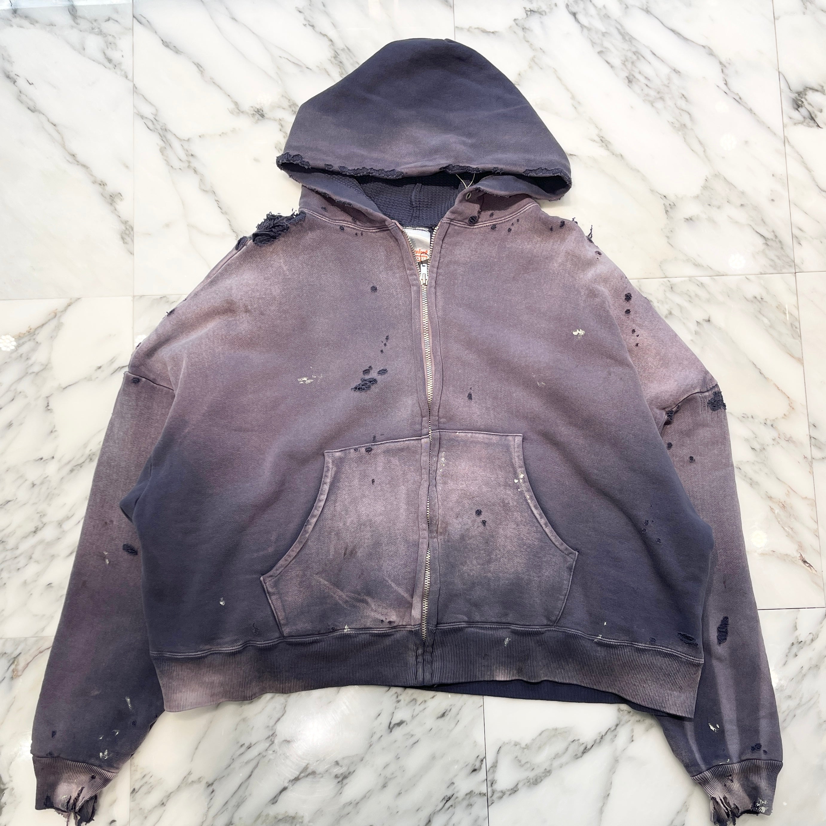SAINT Mxxxxxx 2024AW DBL FC Zip Up Hoodie SM-HR3-0000-054 Size M セントマイケル ダブルフェイス ジップアップフーディー サイズM