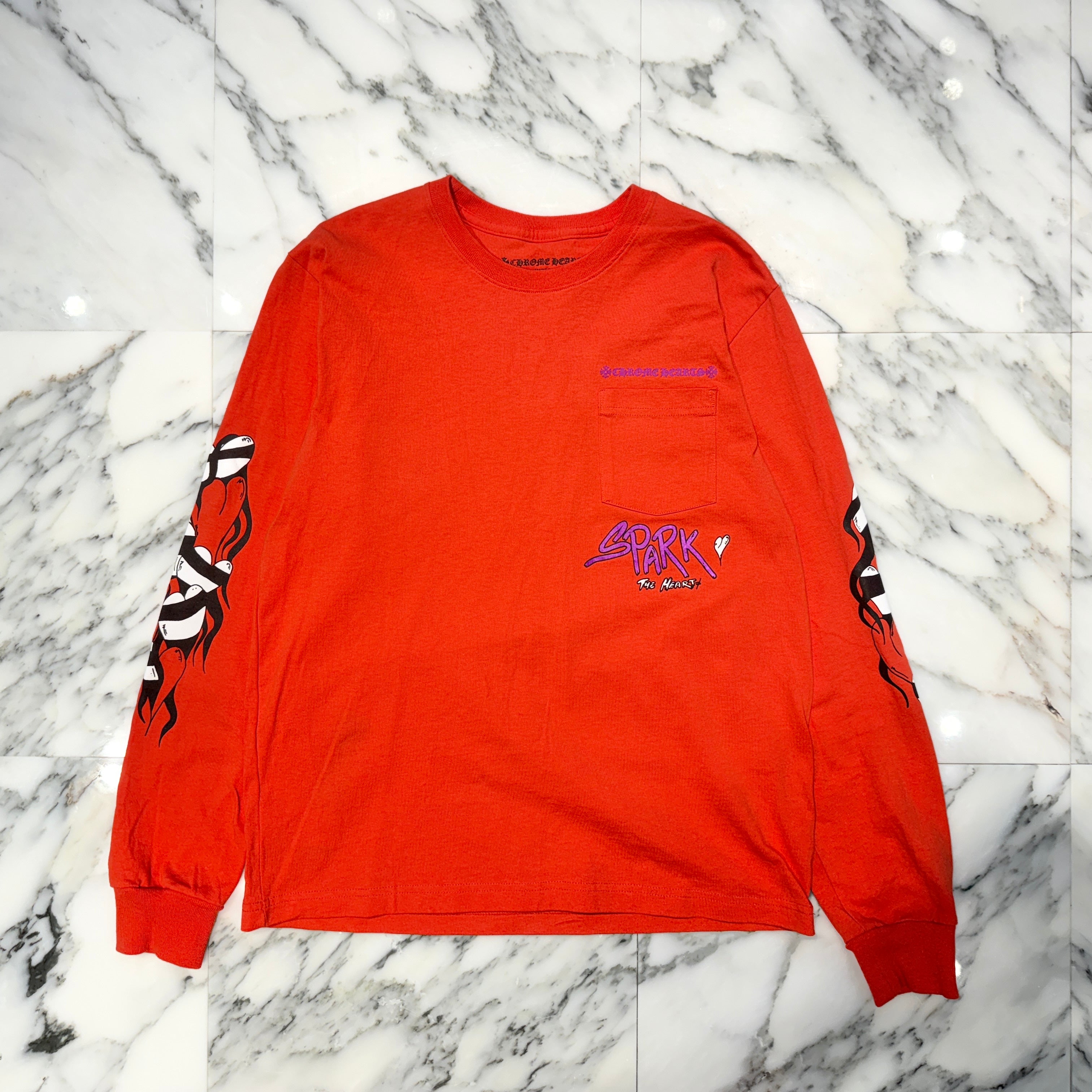 CHROME HEARTS×MATTY BOY 2023SS Sadistic Lipstick Long Sleeve Tee Size L クロムハーツ × マッティボーイ サディスティックリップスティック ロングスリーブTシャツ サイズL