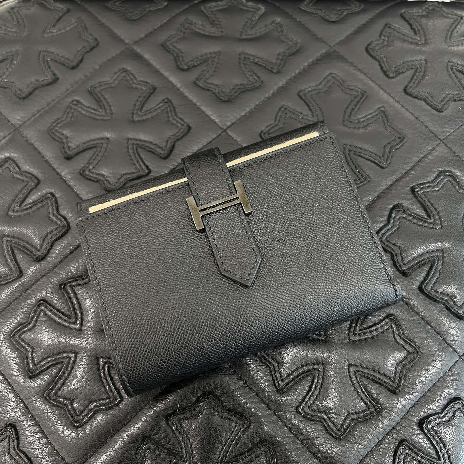 HERMES Bearn Combine Wallet "MONOCHROME" W刻印 エルメス ベアン コンビネ ウォレット "モノクローム" W刻印