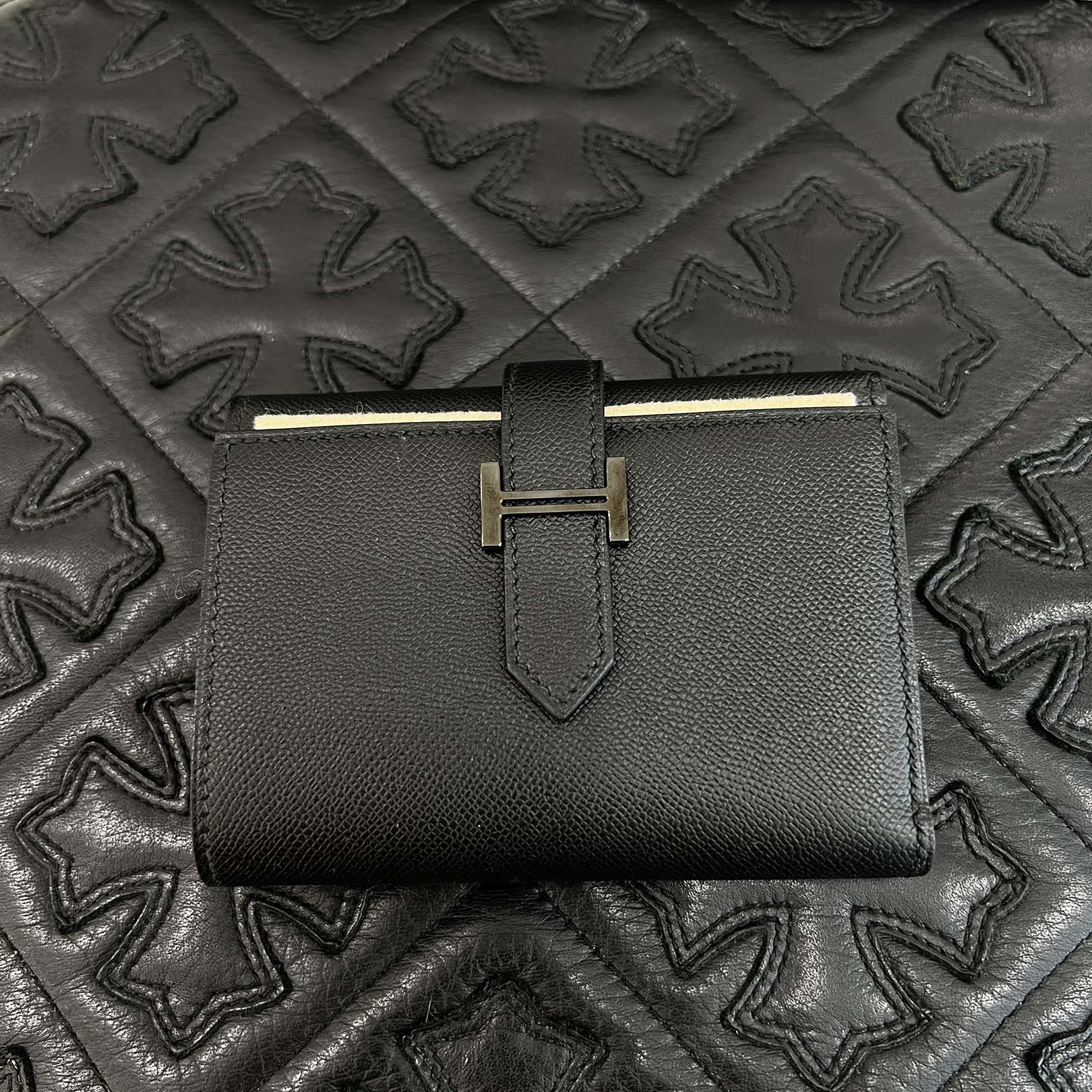 HERMES Bearn Combine Wallet "MONOCHROME" W刻印 エルメス ベアン コンビネ ウォレット "モノクローム" W刻印