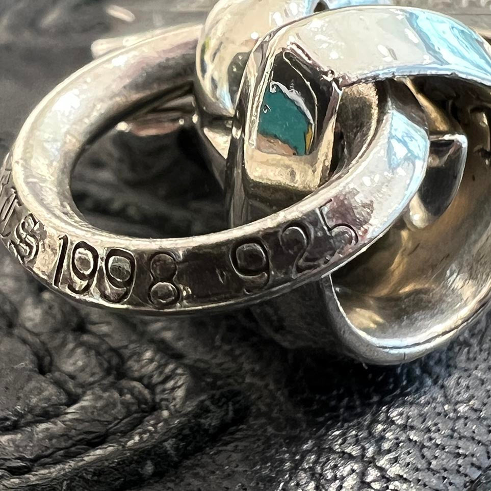 CHROME HEARTS Small CH Cross Pendant With Bail クロムハーツ スモール CHクロス ペンダント ウィズ ベイル シルバー925