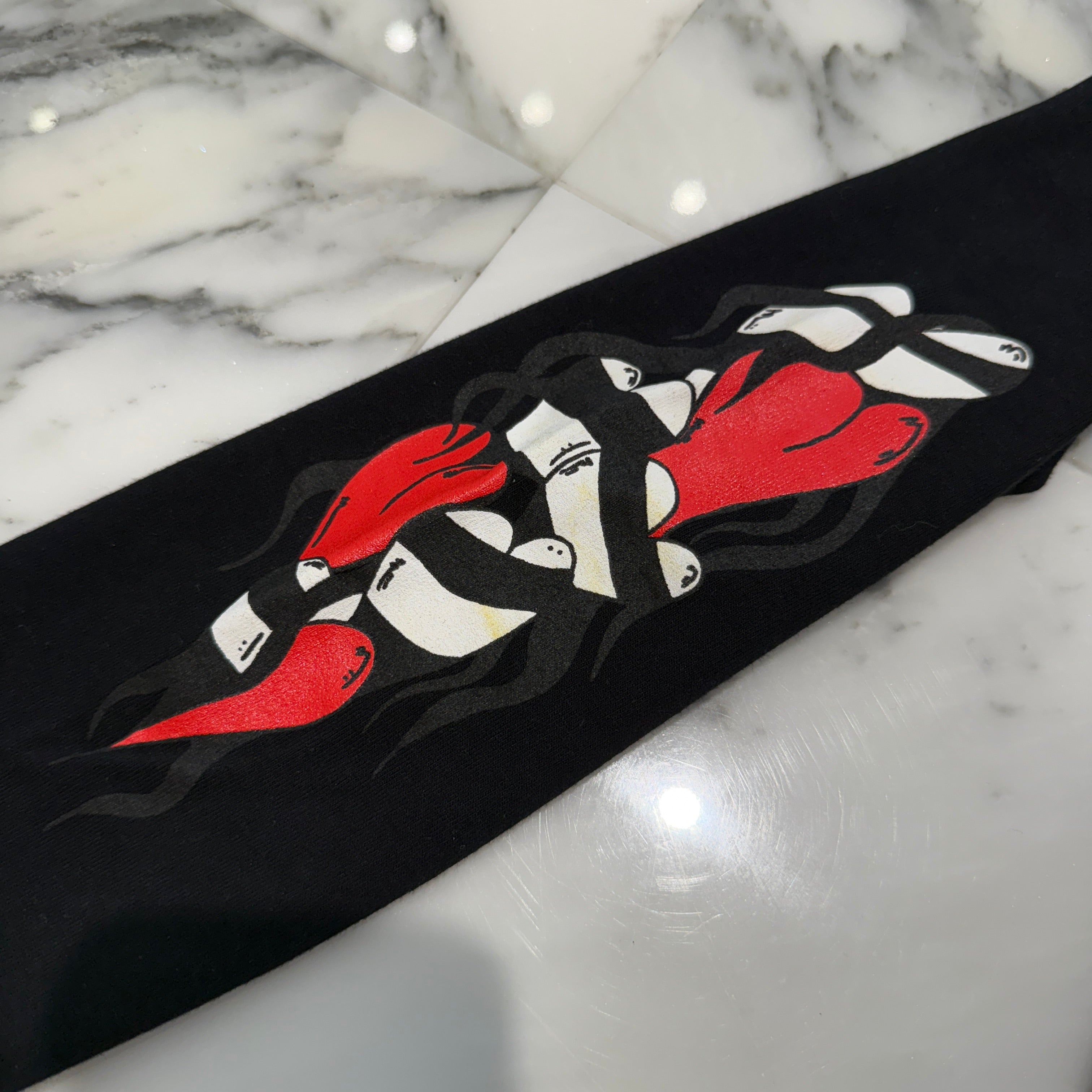 CHROME HEARTS × MATTY BOY Sick Heart Biking Long Sleeve Tee Size M クロムハーツ × マッティボーイ シックハート バイキング ロングスリーブTシャツ サイズM