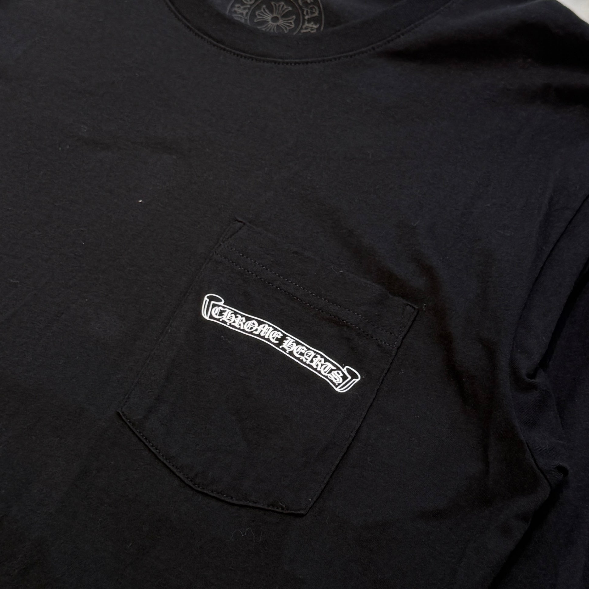 CHROME HEARTS MLTCOL CEM CRS Long Sleeve Tee Size L クロムハーツ マルチカラー セメタリークロス ロングスリーブTシャツ サイズL