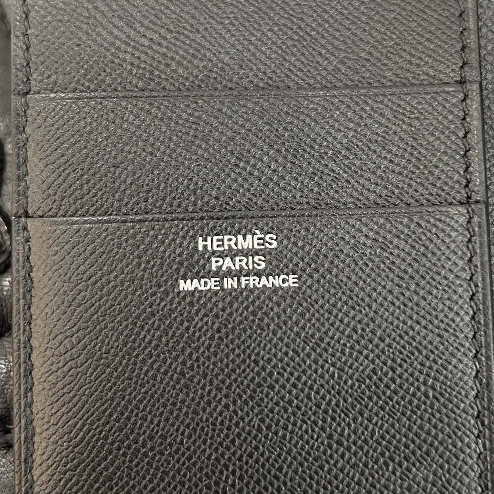 HERMES Bearn Combine Wallet "MONOCHROME" W刻印 エルメス ベアン コンビネ ウォレット "モノクローム" W刻印