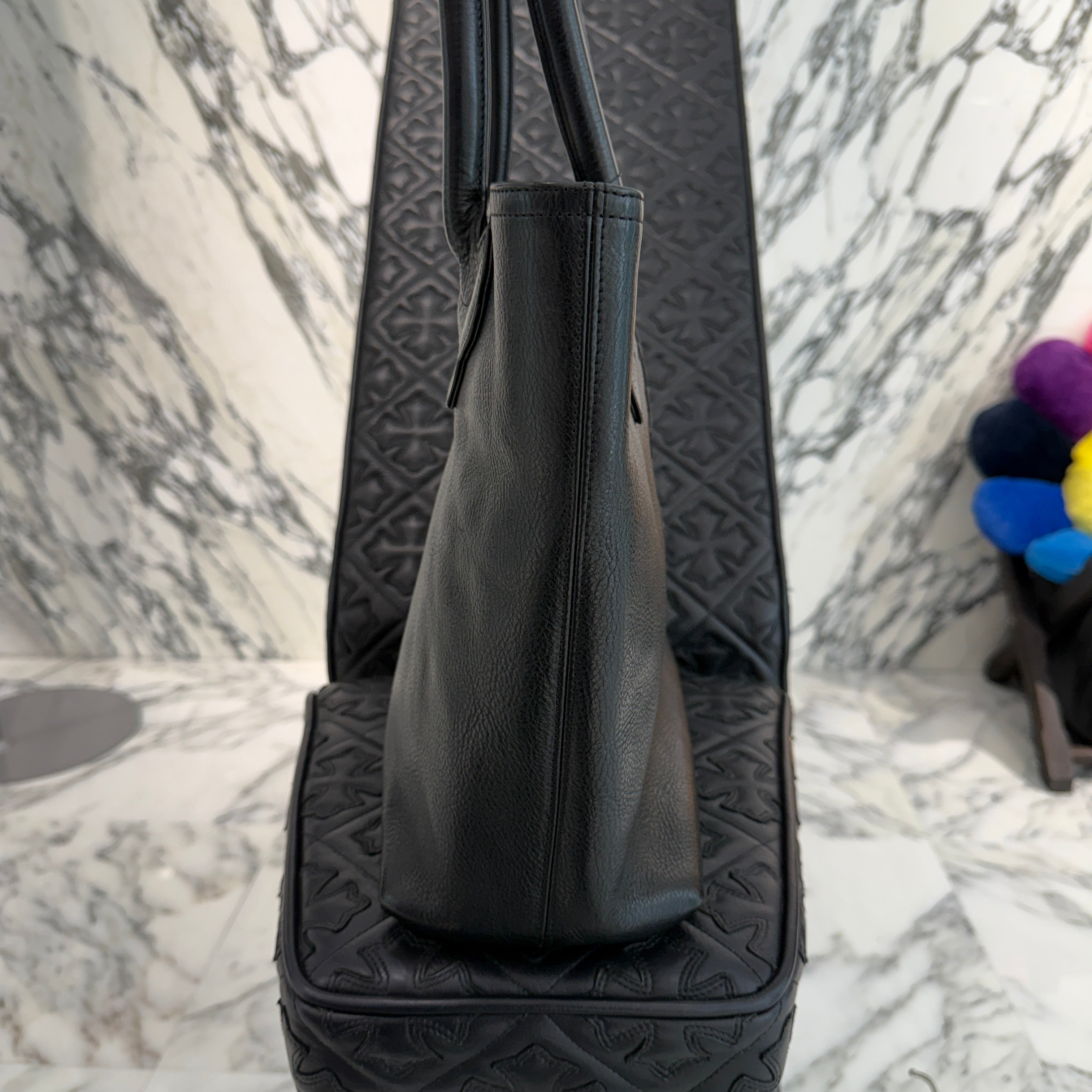 CHROME HEARTS 1 Cross Leather Patch FS Tote Bag クロムハーツ 1クロス レザーパッチ FS トートバッグ