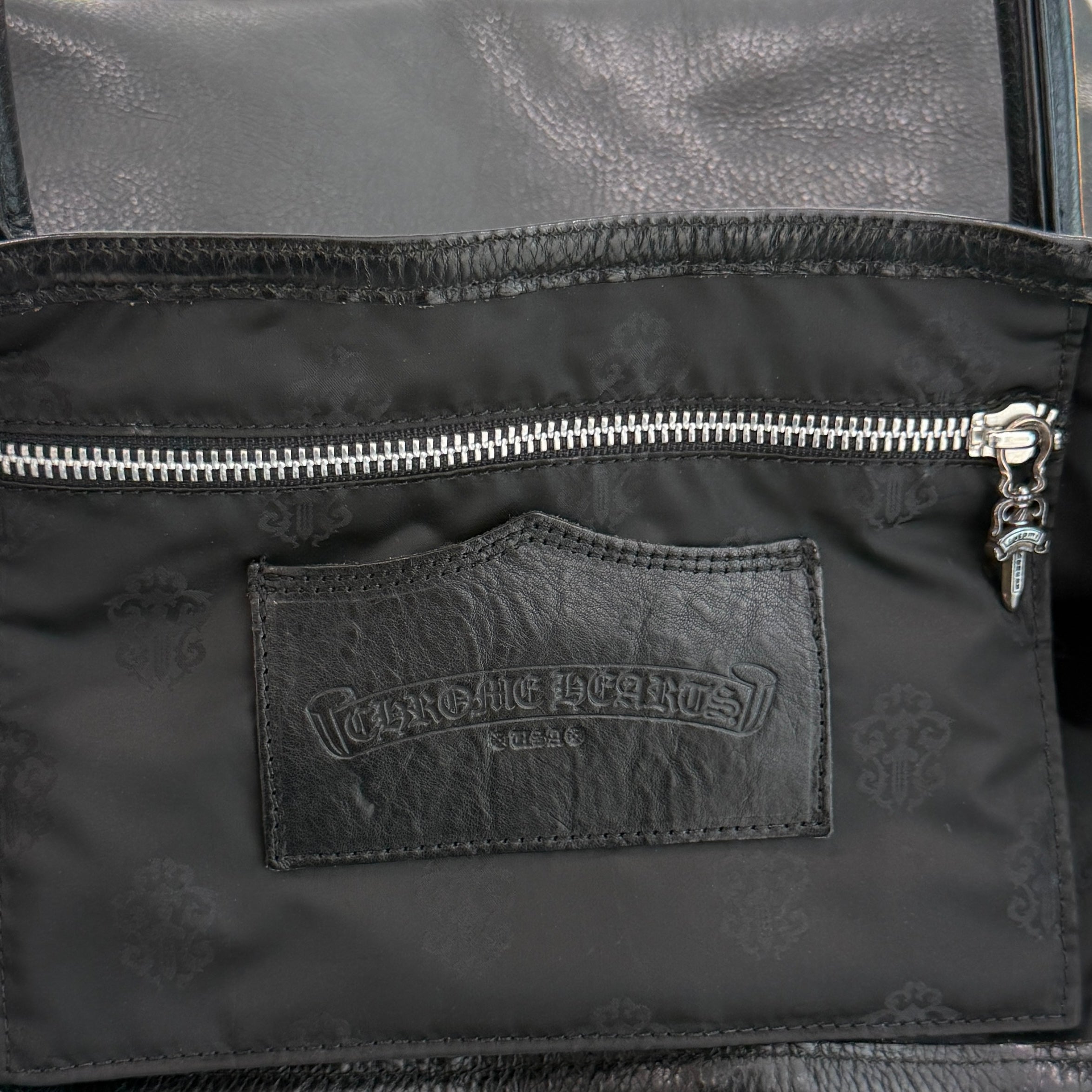 CHROME HEARTS 1 Cross Leather Patch FS Tote Bag クロムハーツ 1クロス レザーパッチ FS トートバッグ