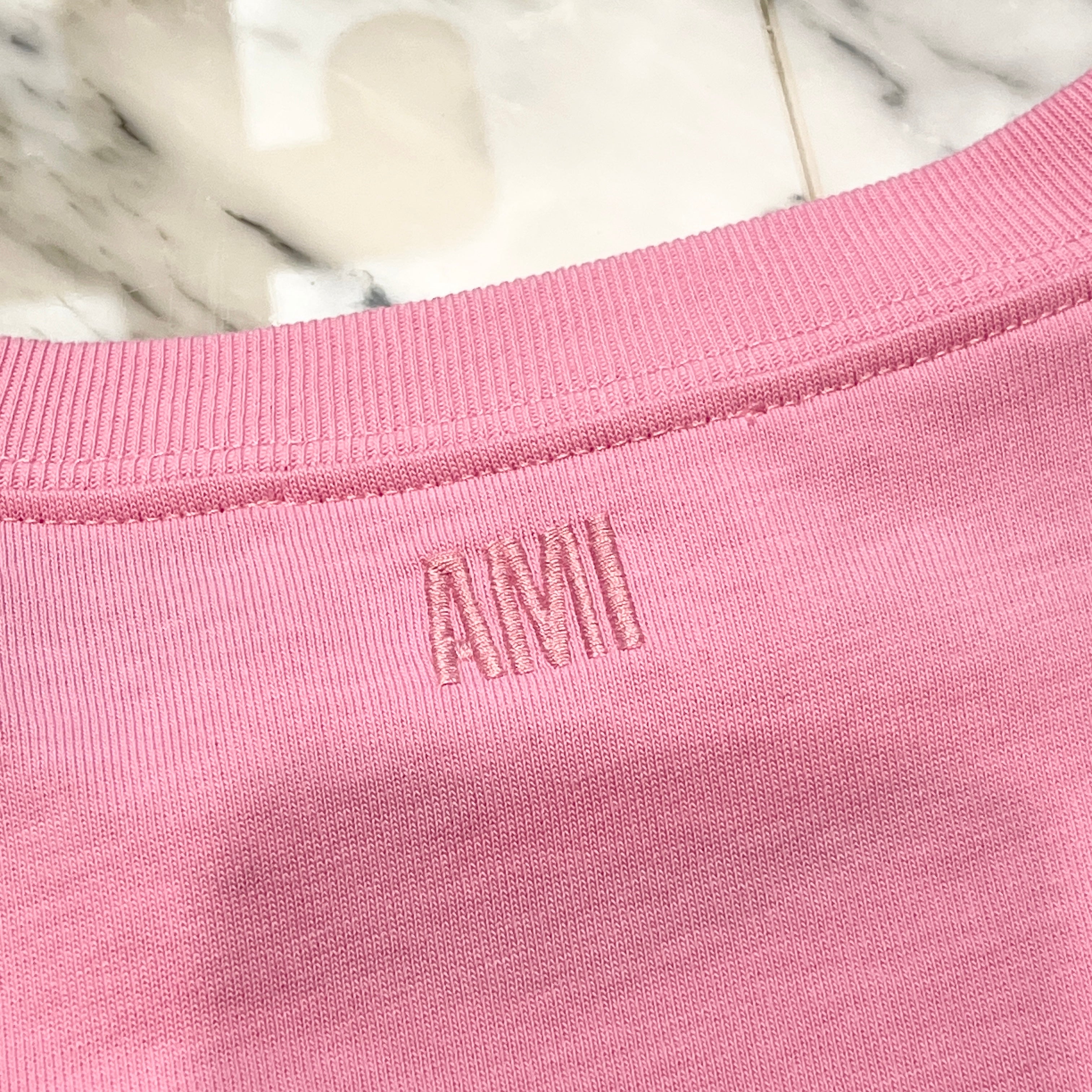 AMI PARIS 2022SS AMI HEART Embroidery Tee UTS004.726 Size L アミパリス アミハート刺繍 Tシャツ サイズL