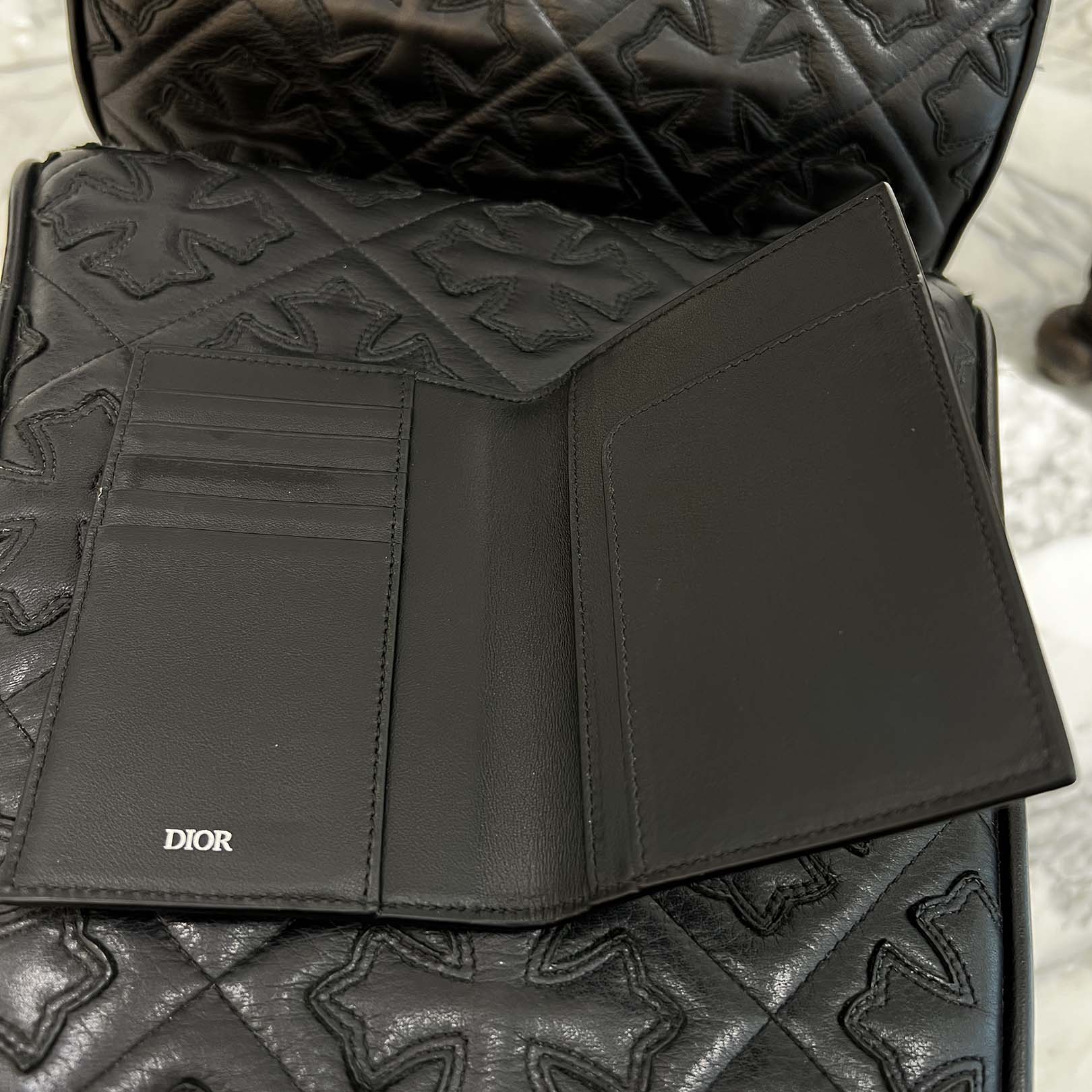 DIOR 2023SS CD Diamond Passport Case ディオール CDダイヤモンド パスポートケース