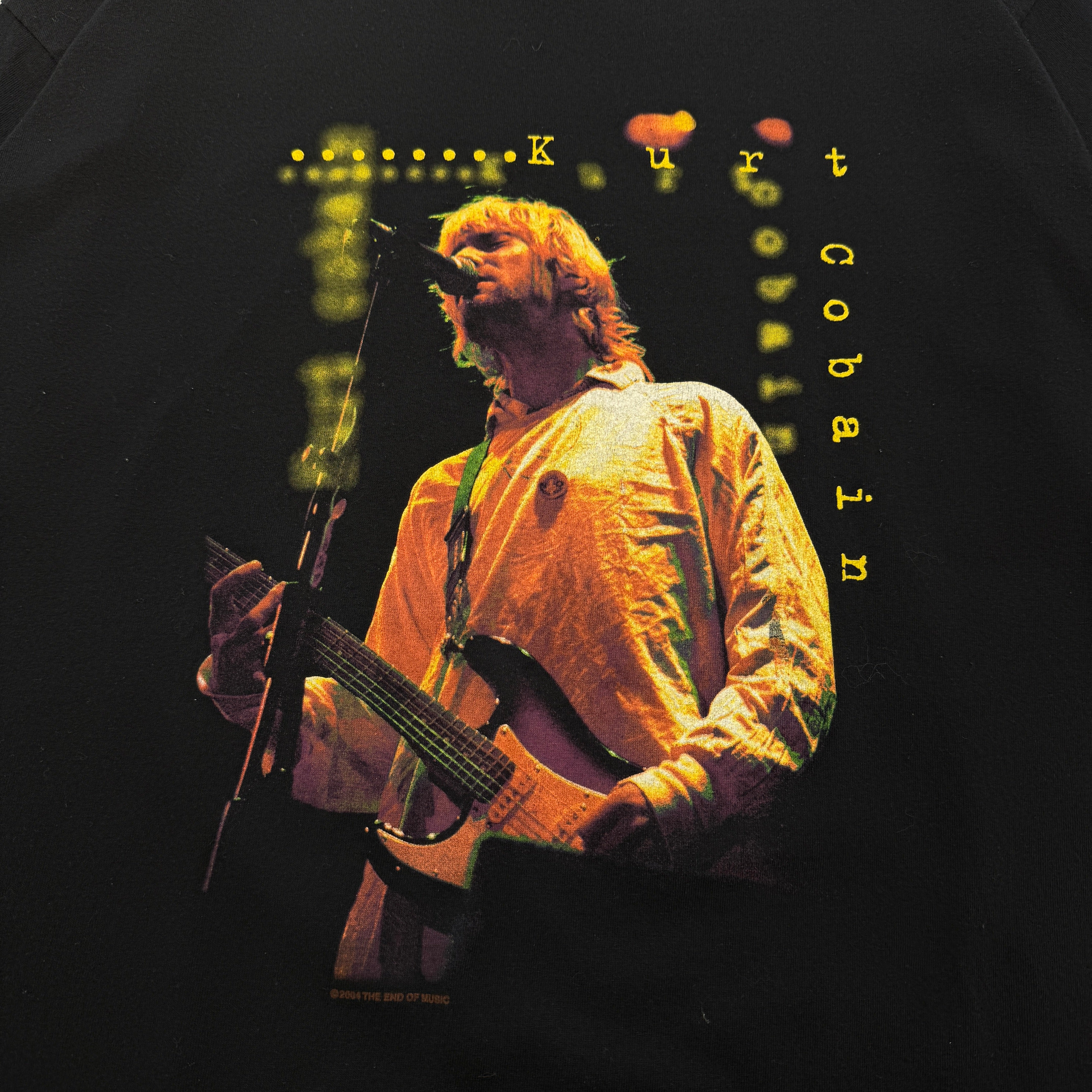Vintage 90's Nirvana Kurt Cobain "THE END OF MUSIC" S/S Tee Shirt Size XXL 90's ニルヴァーナ カートコバーン "ザエンドオブミュージック" Tシャツ サイズXXL