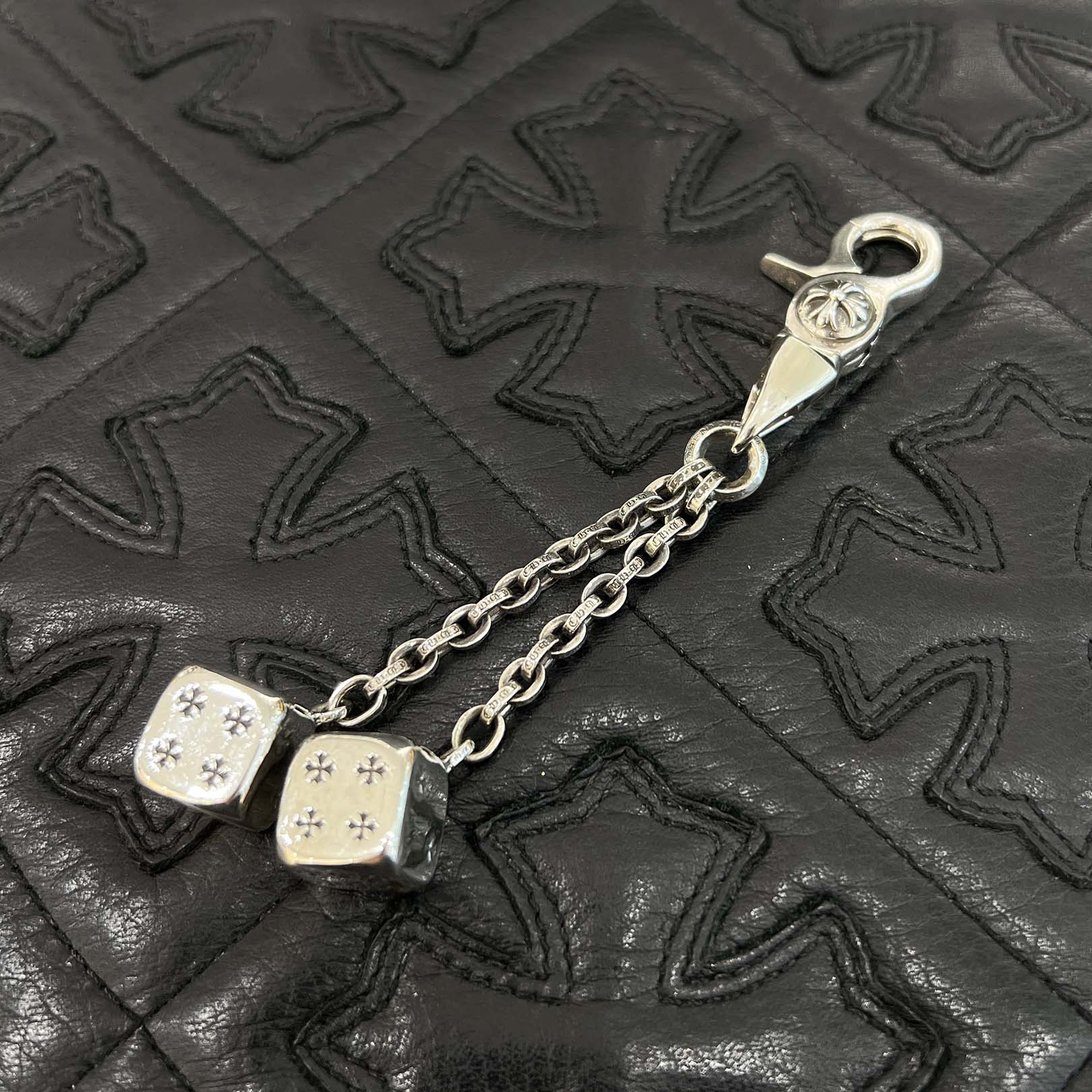 CHROME HEARTS Double Dice Key Chain クロムハーツ ダブル