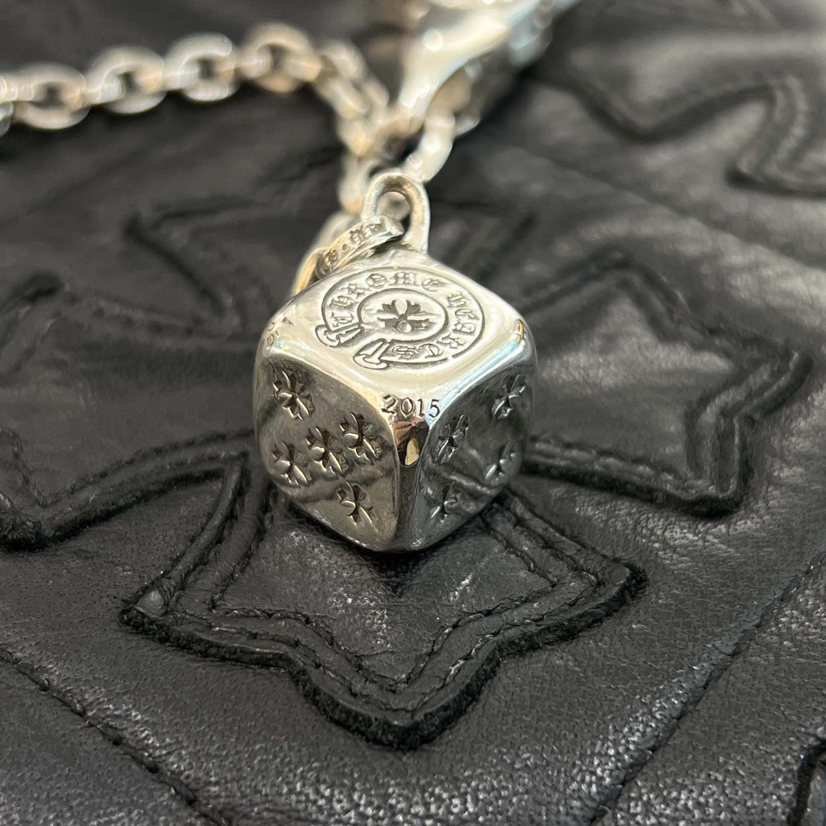 クロムハーツ　ダブルダイス CHROME HEARTS クロムハーツ DICE DBL ダブルダイスシルバーキー